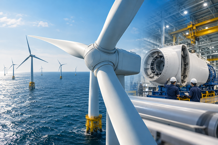 Offshore wind power.