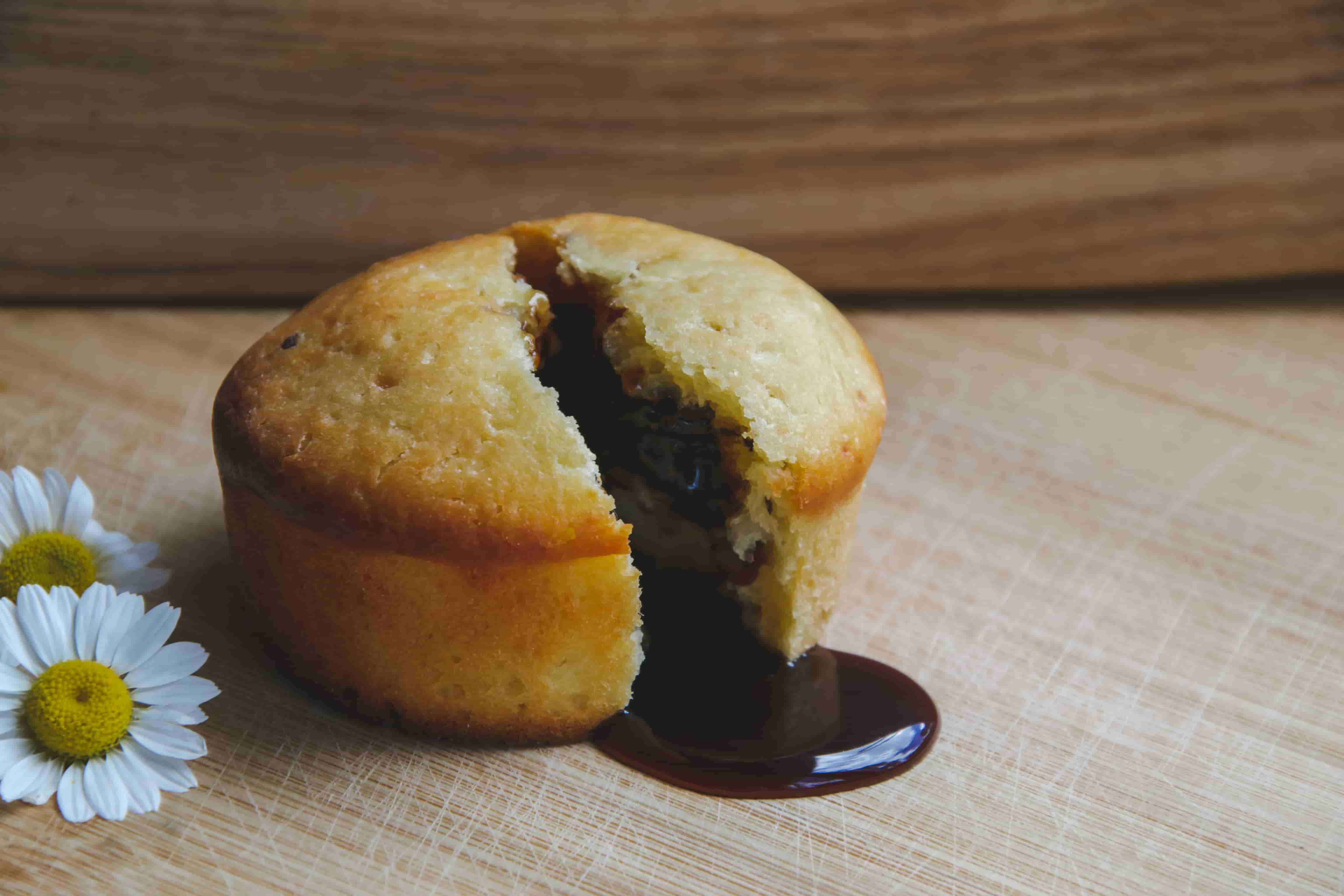 Sorghum muffin soaked with Sorghum molasses