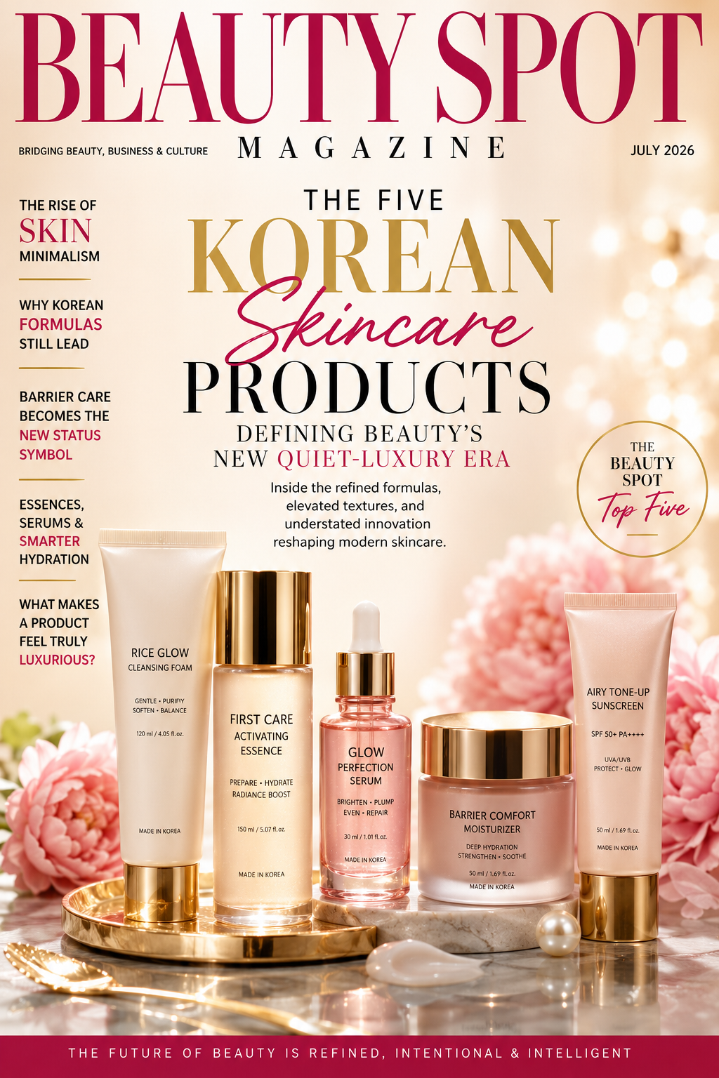 The Five Korean Skincare Products