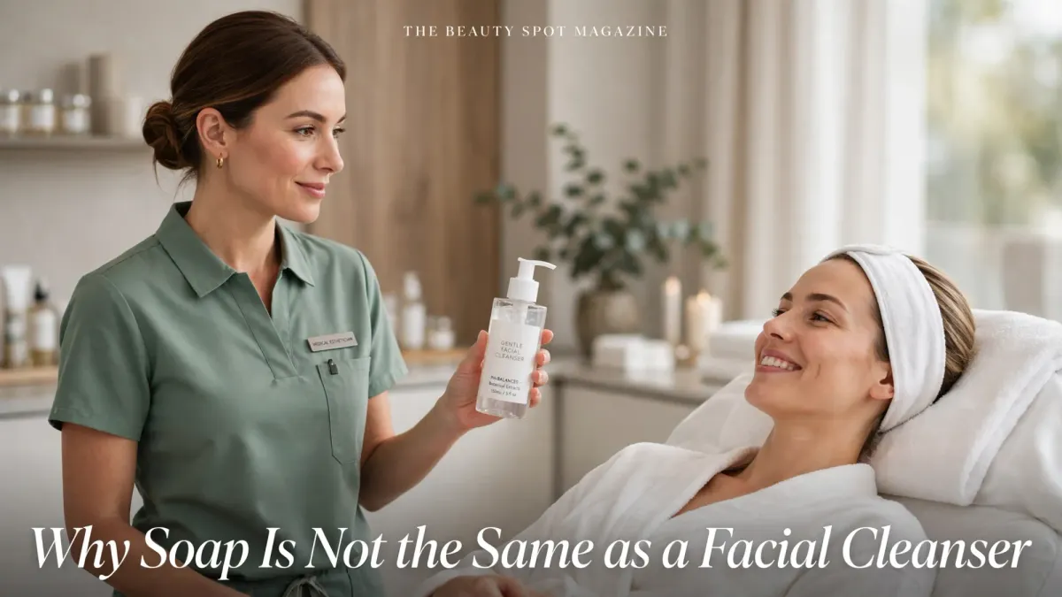 Why Soap Is Not the Same as a Facial Cleanser