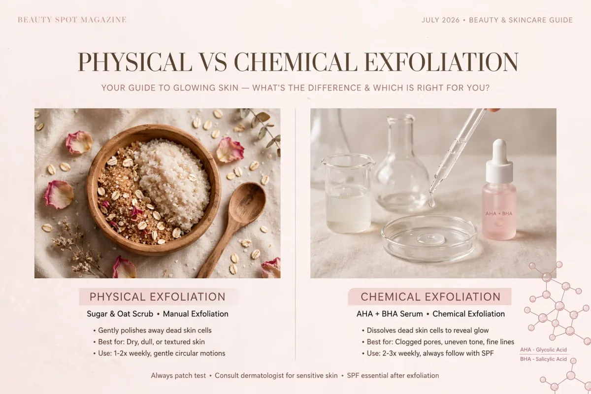 Physical vs. Chemical Exfoliation: