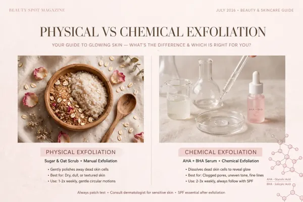 Physical vs. Chemical Exfoliation: