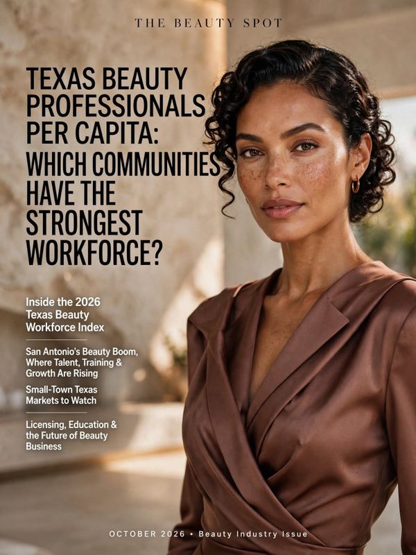 TEXAS BEAUTY PROFESSIONALS PER CAPITA: WHICH COMMUNITIES HAVE THE STRONGEST WORKFORCE?
