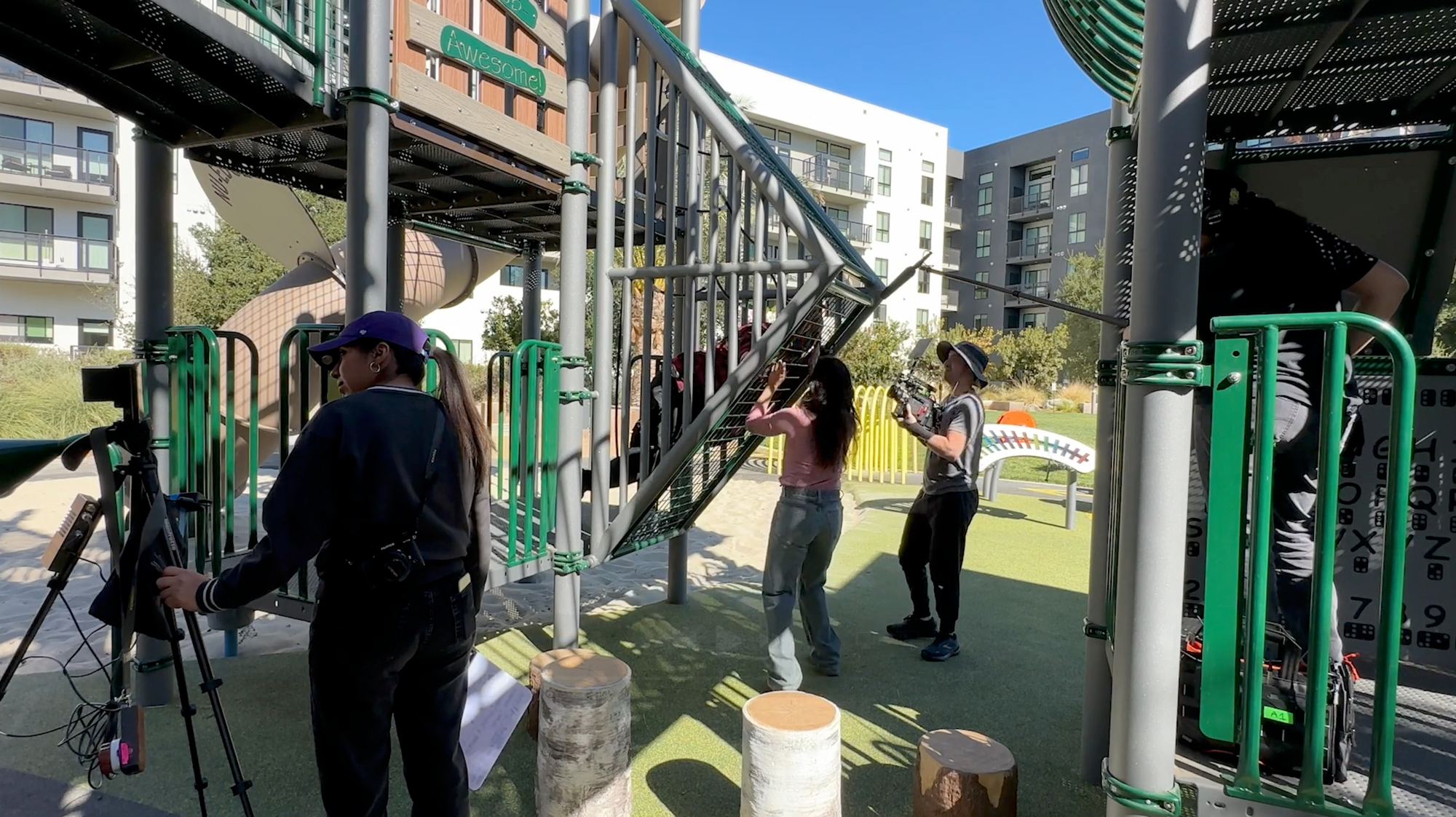 BTS shot from Playground Director