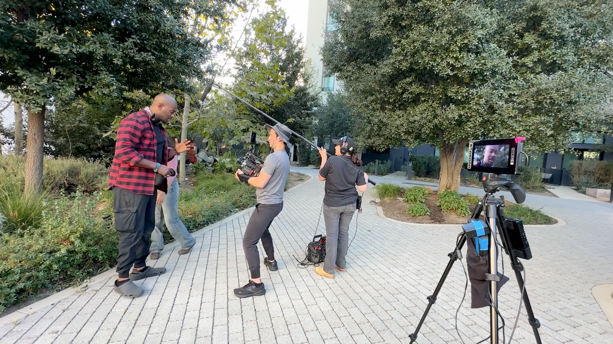 BTS shot from Playground Director