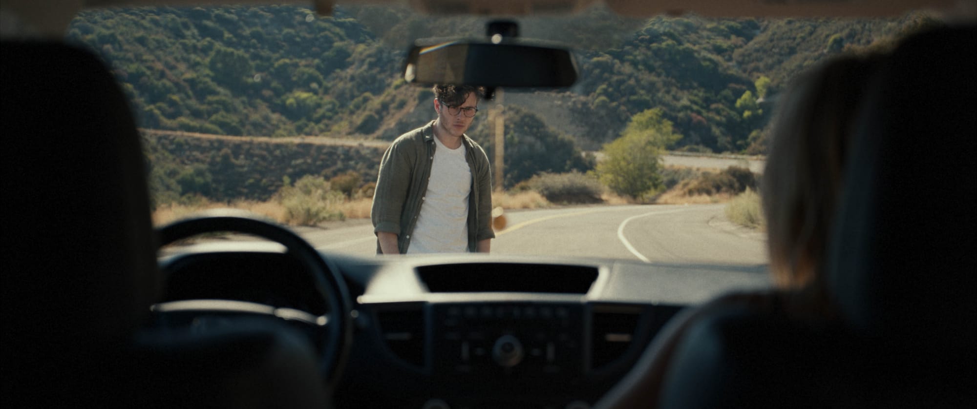 Film still from The Liars of Black Mountain Road