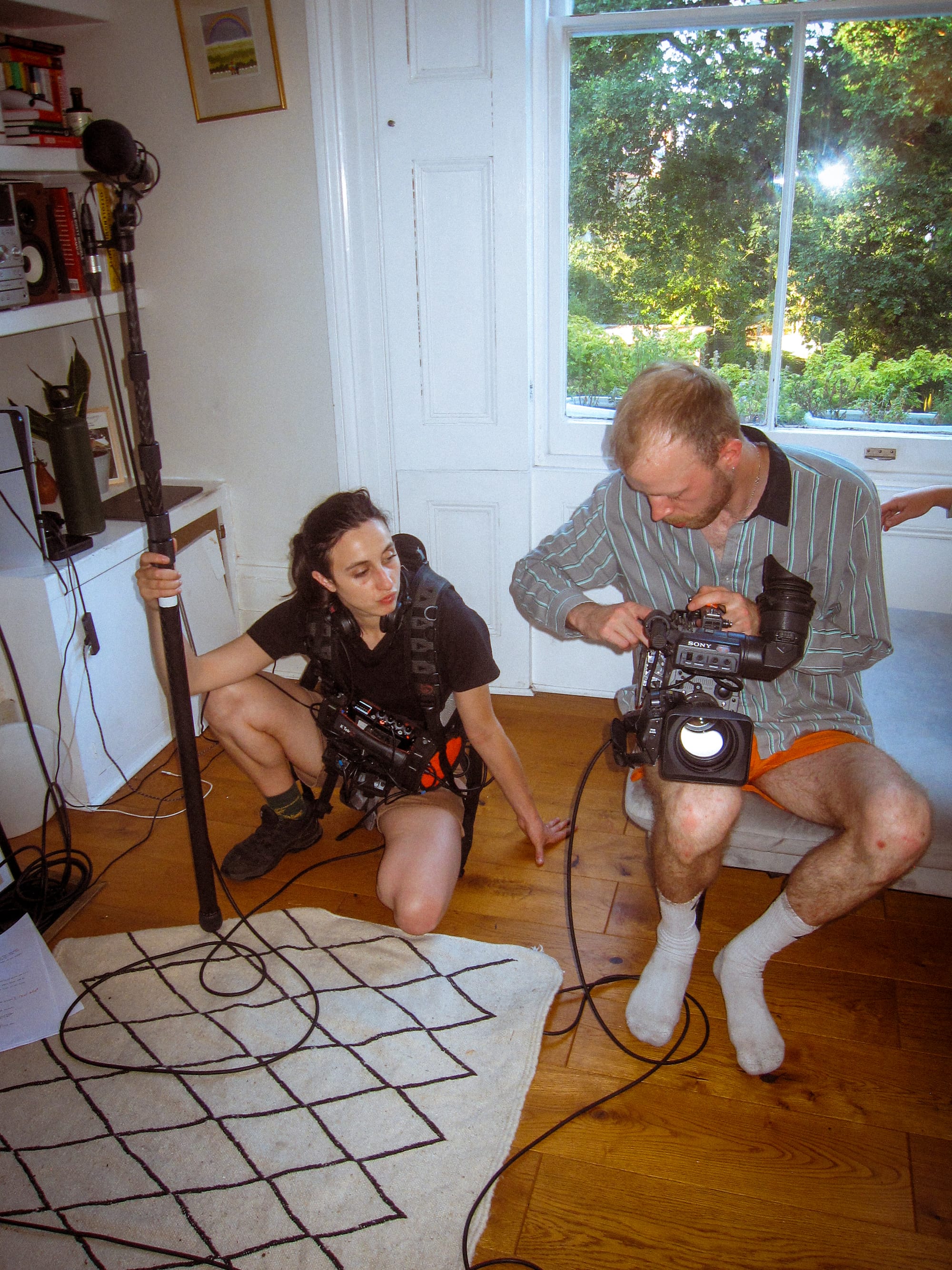 BTS shot from Micro Bangs