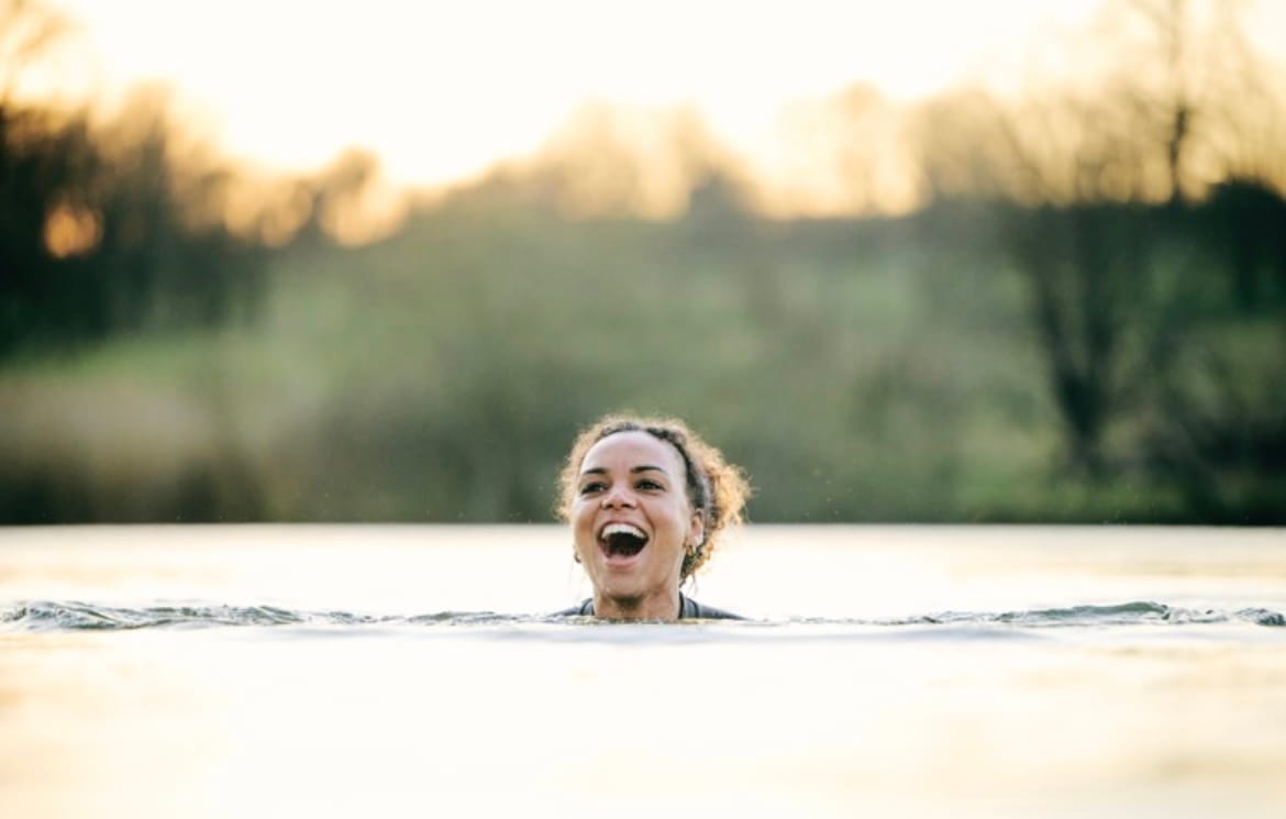 Film still from Swim Sistas