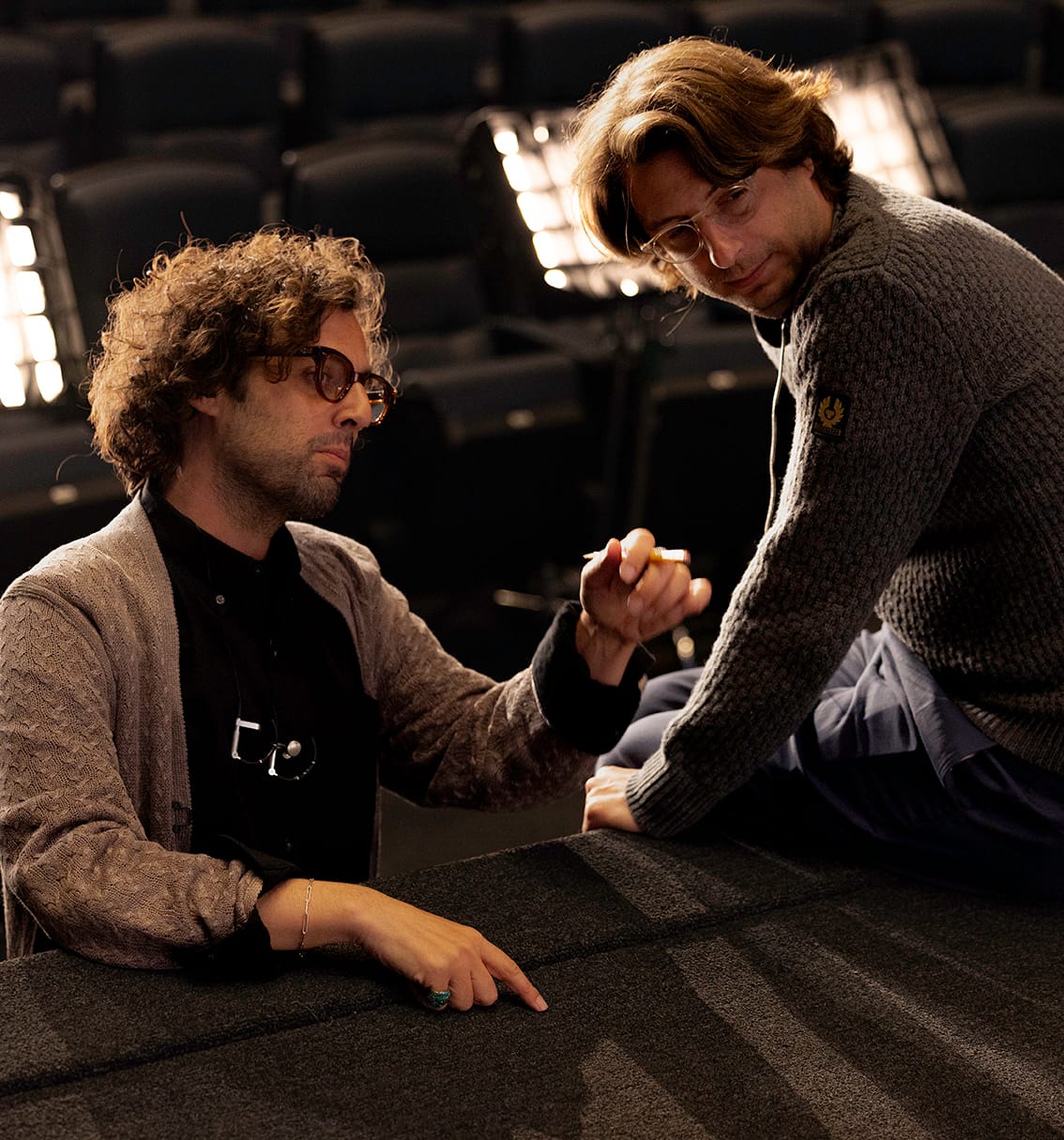 BTS shot from Stay for the Q&A