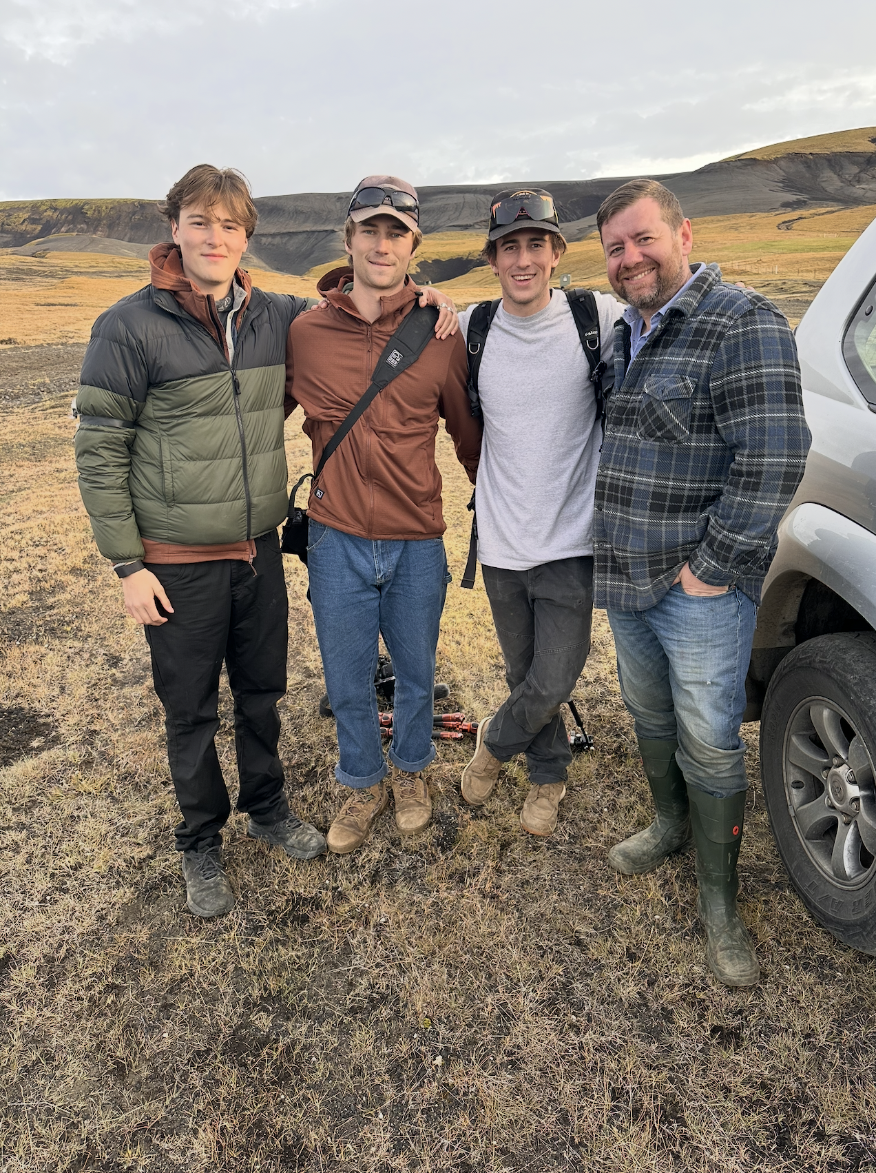 BTS shot from Fjallferð