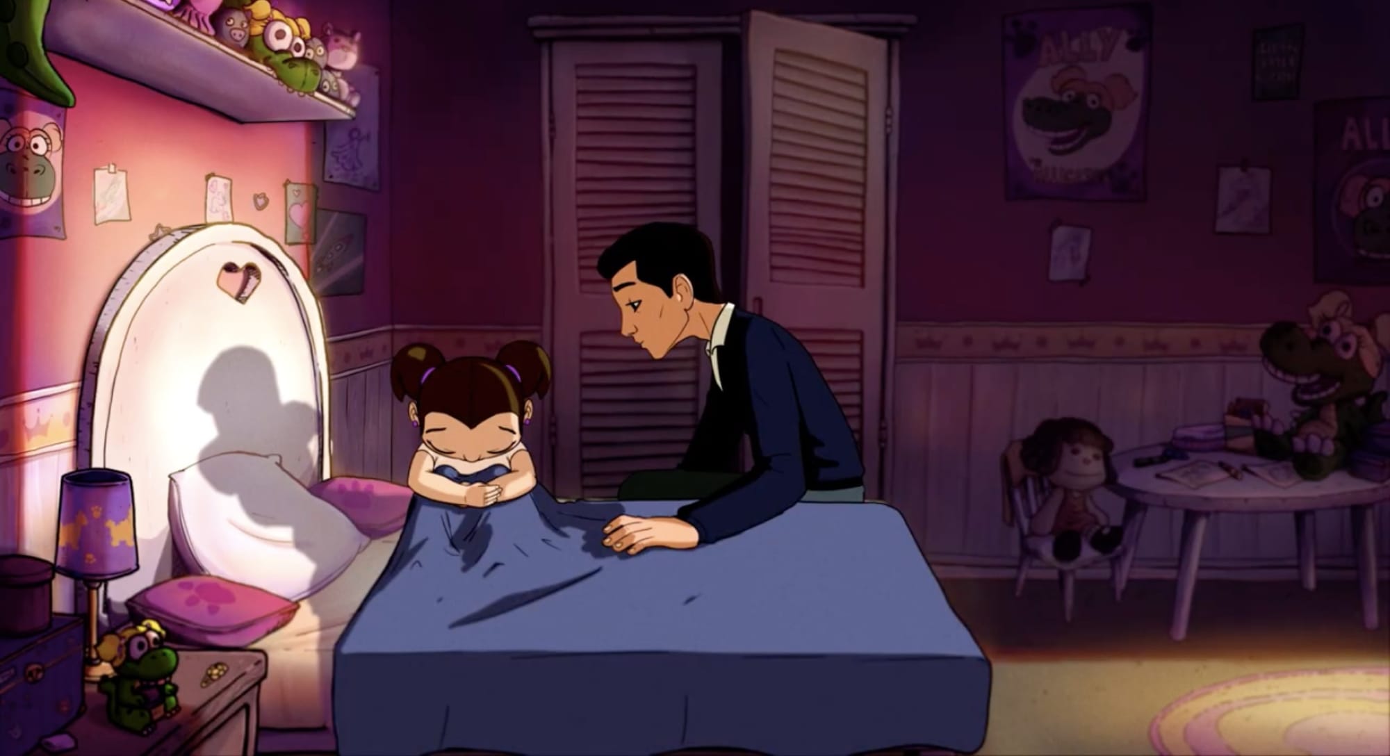 Film still from Braving the Night