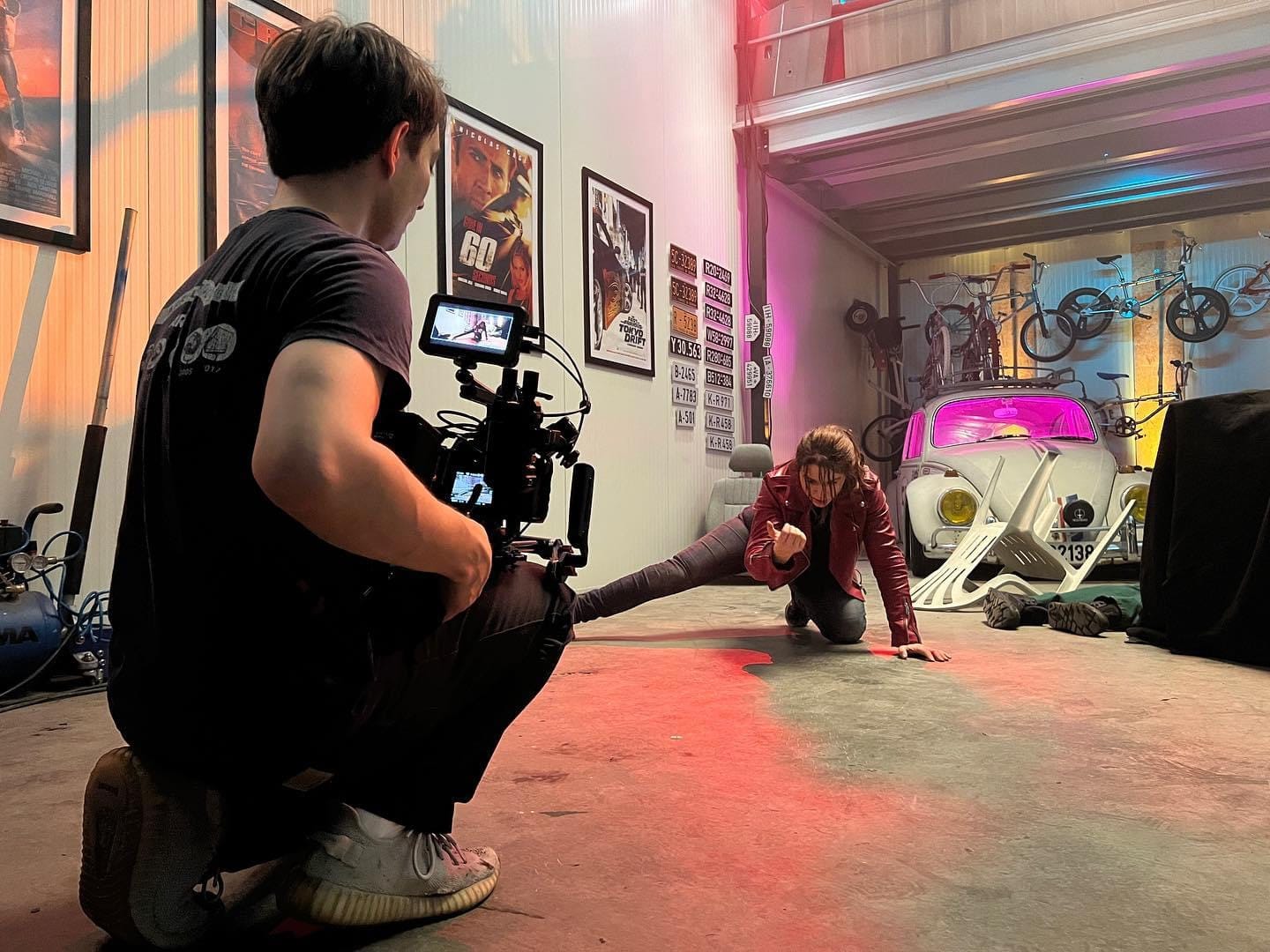 BTS shot from Temporal Takedown