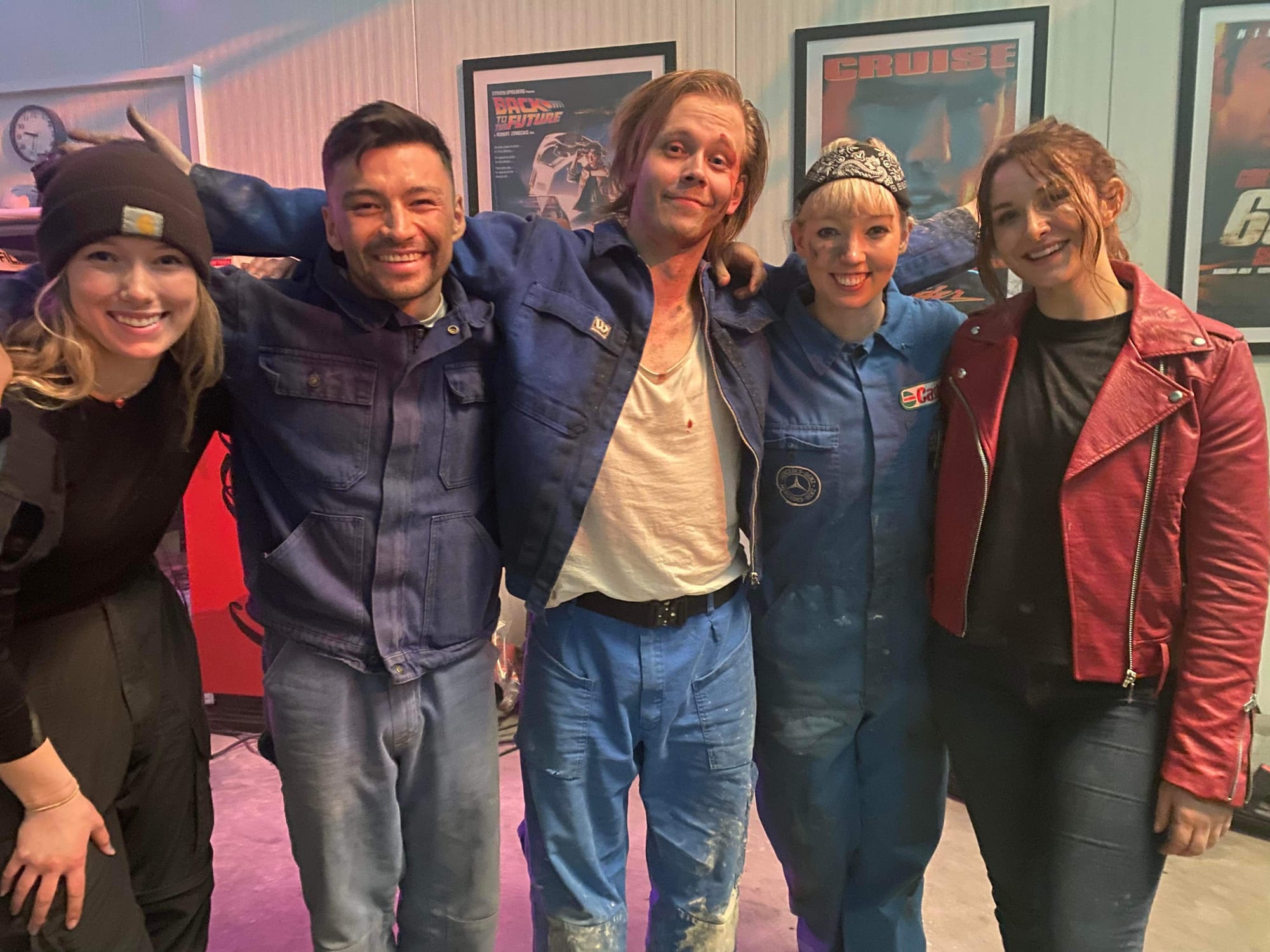 BTS shot from Temporal Takedown