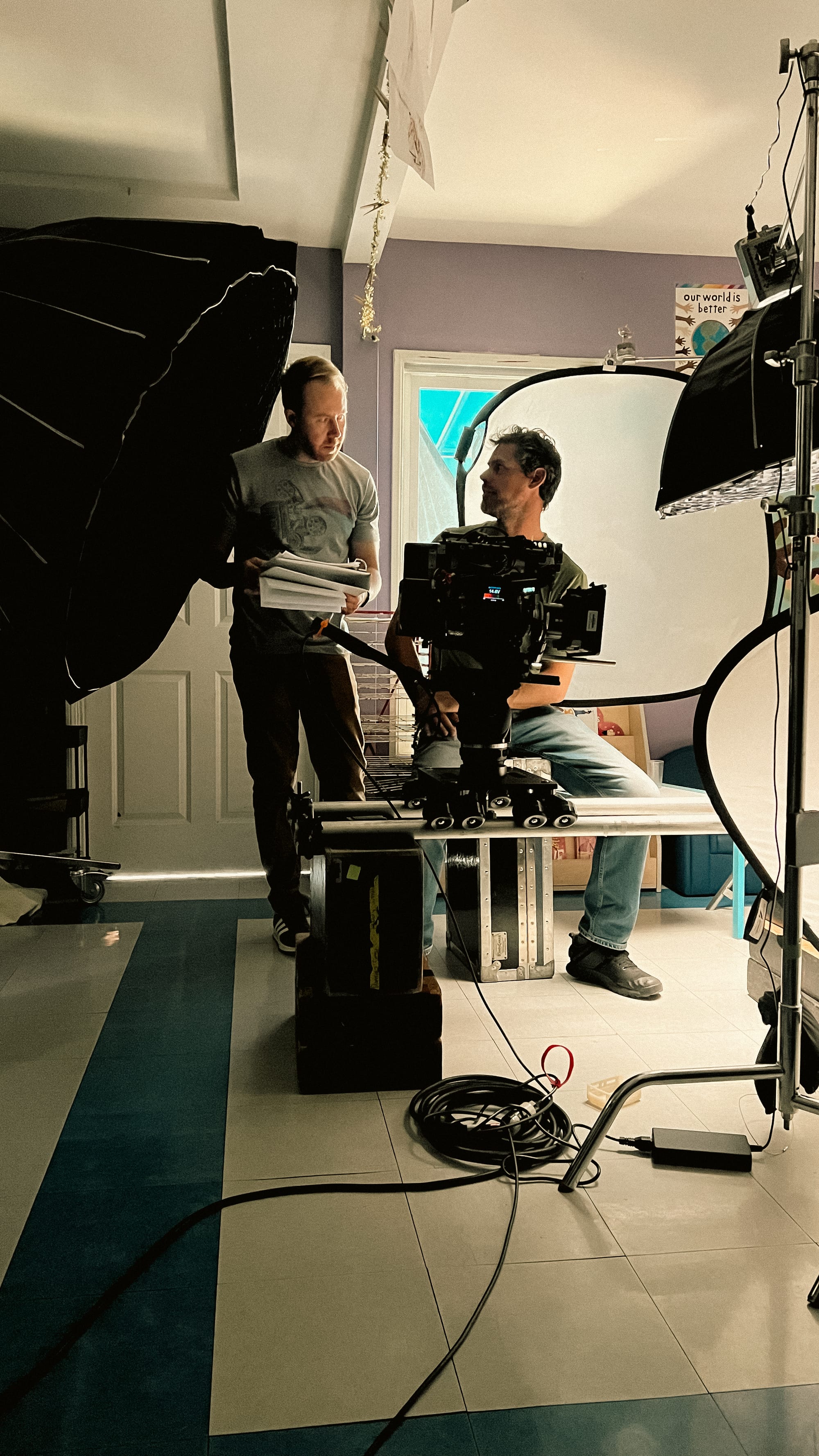 BTS shot from It's All Fine