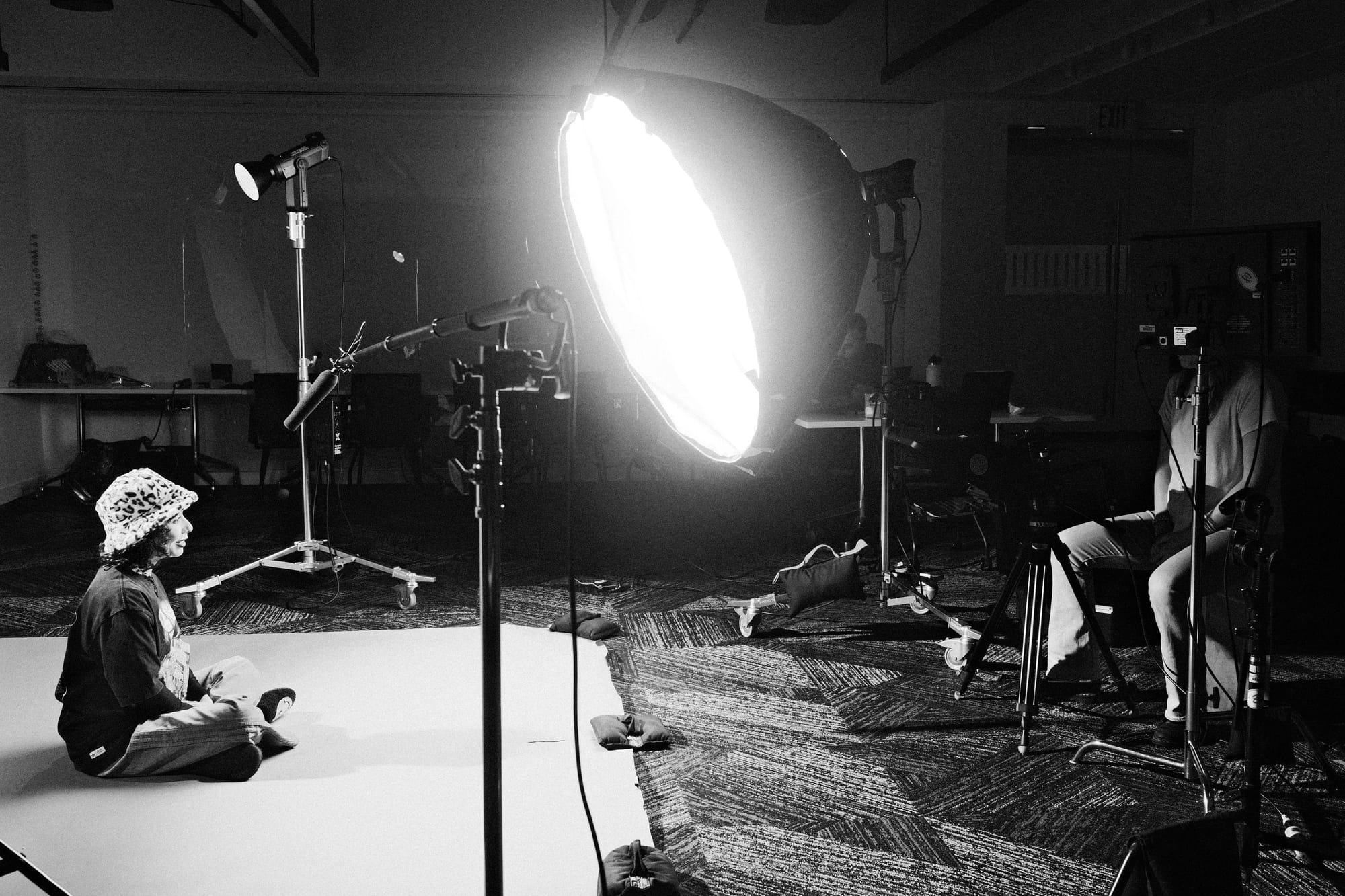 BTS shot from The Late in Life Guide to Modern Day Lesbianism