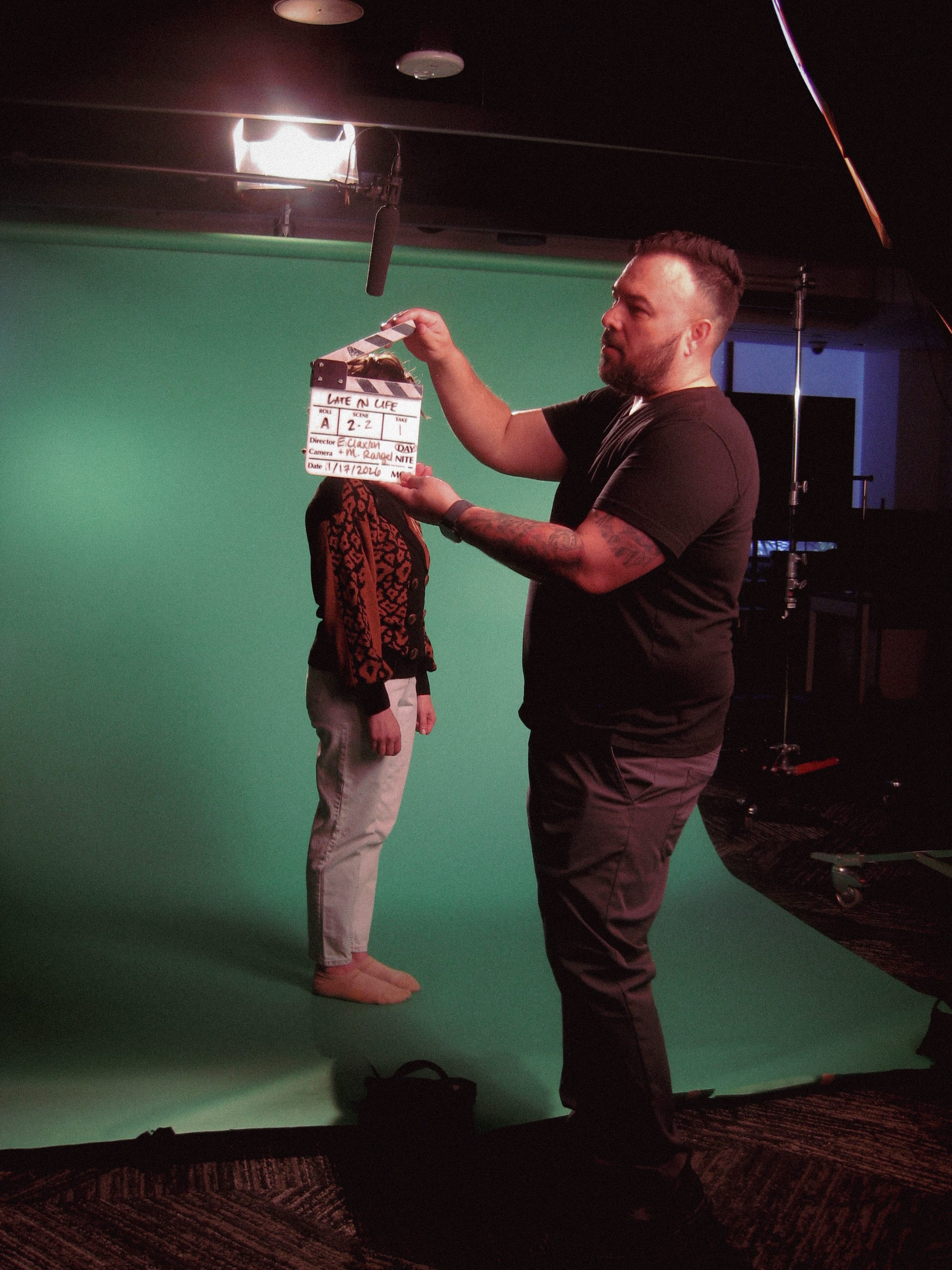 BTS shot from The Late in Life Guide to Modern Day Lesbianism