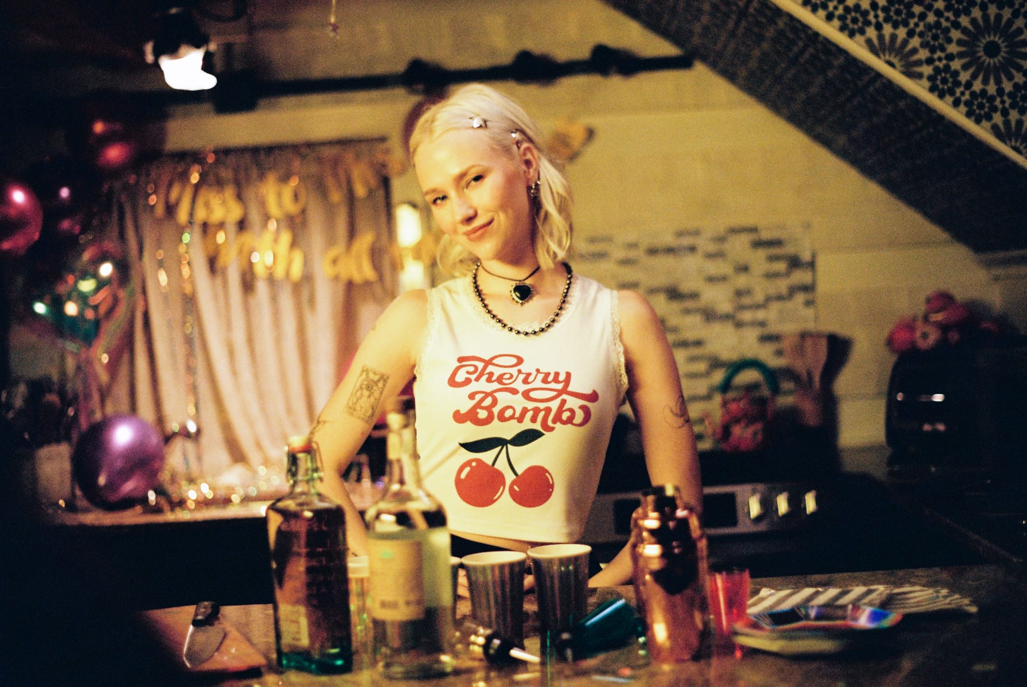 BTS shot from Scissors