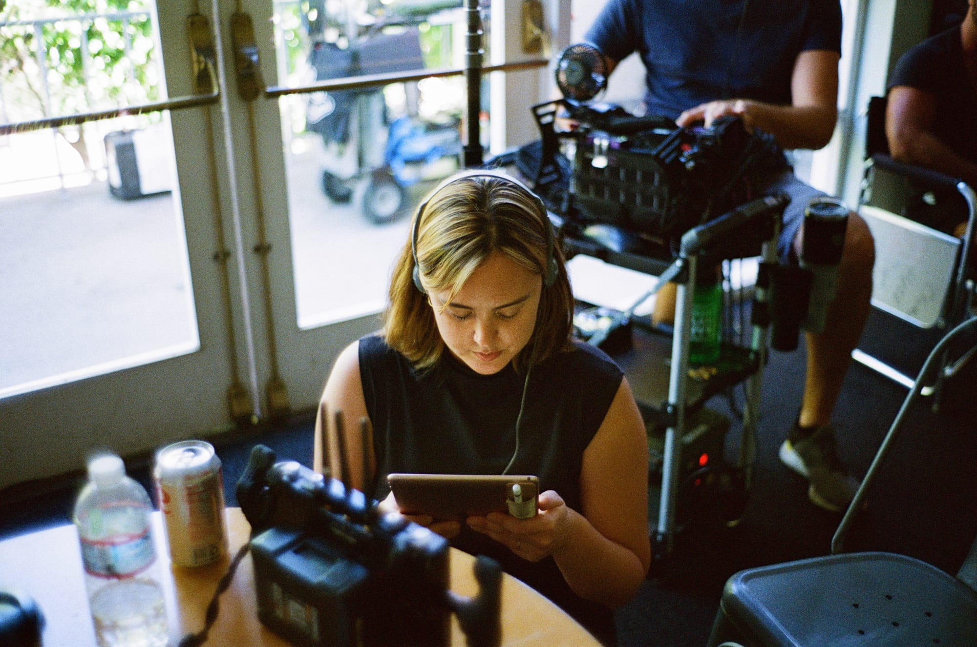 BTS shot from Get Her Back!