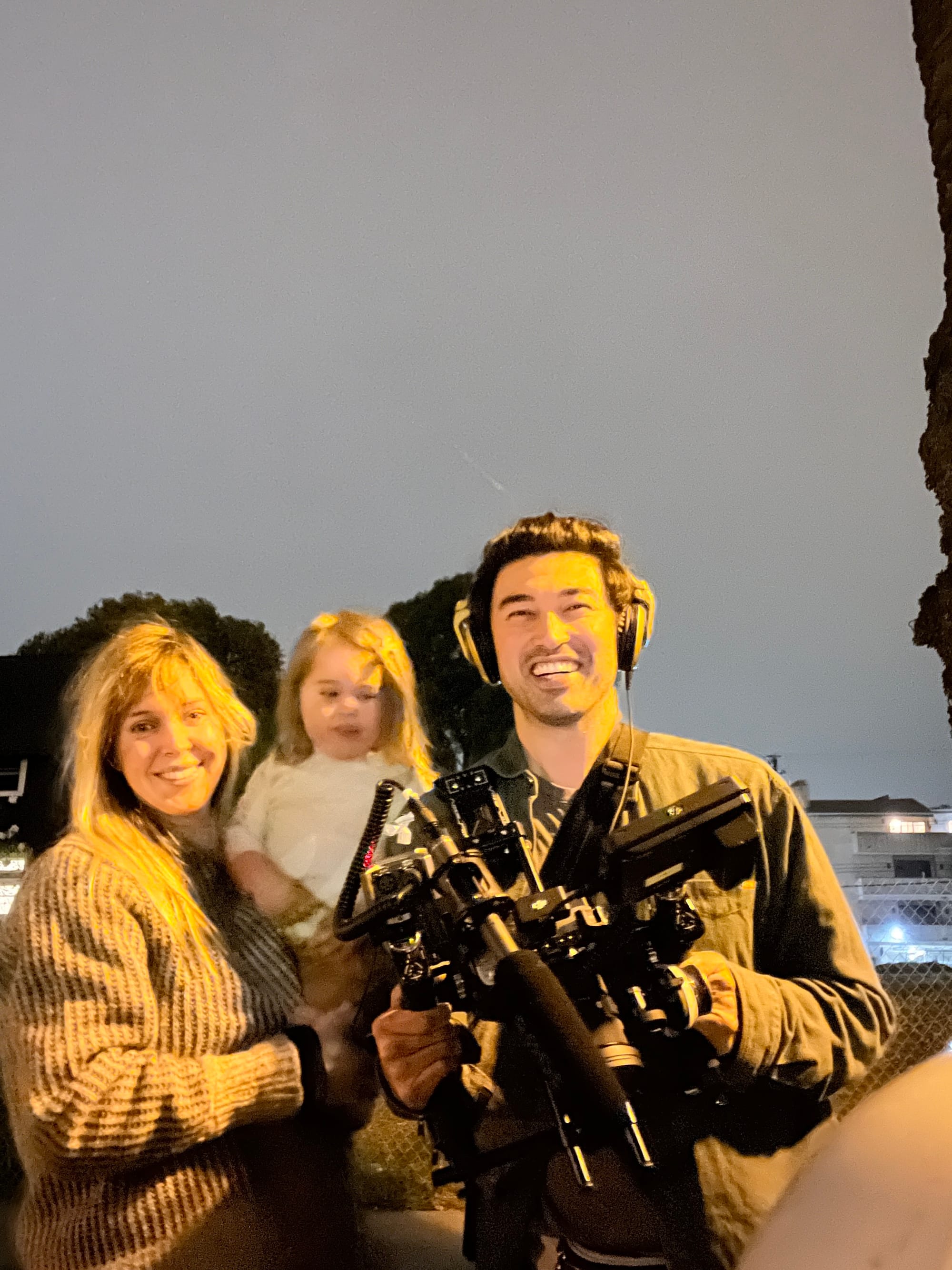 BTS shot from Christmas Angels