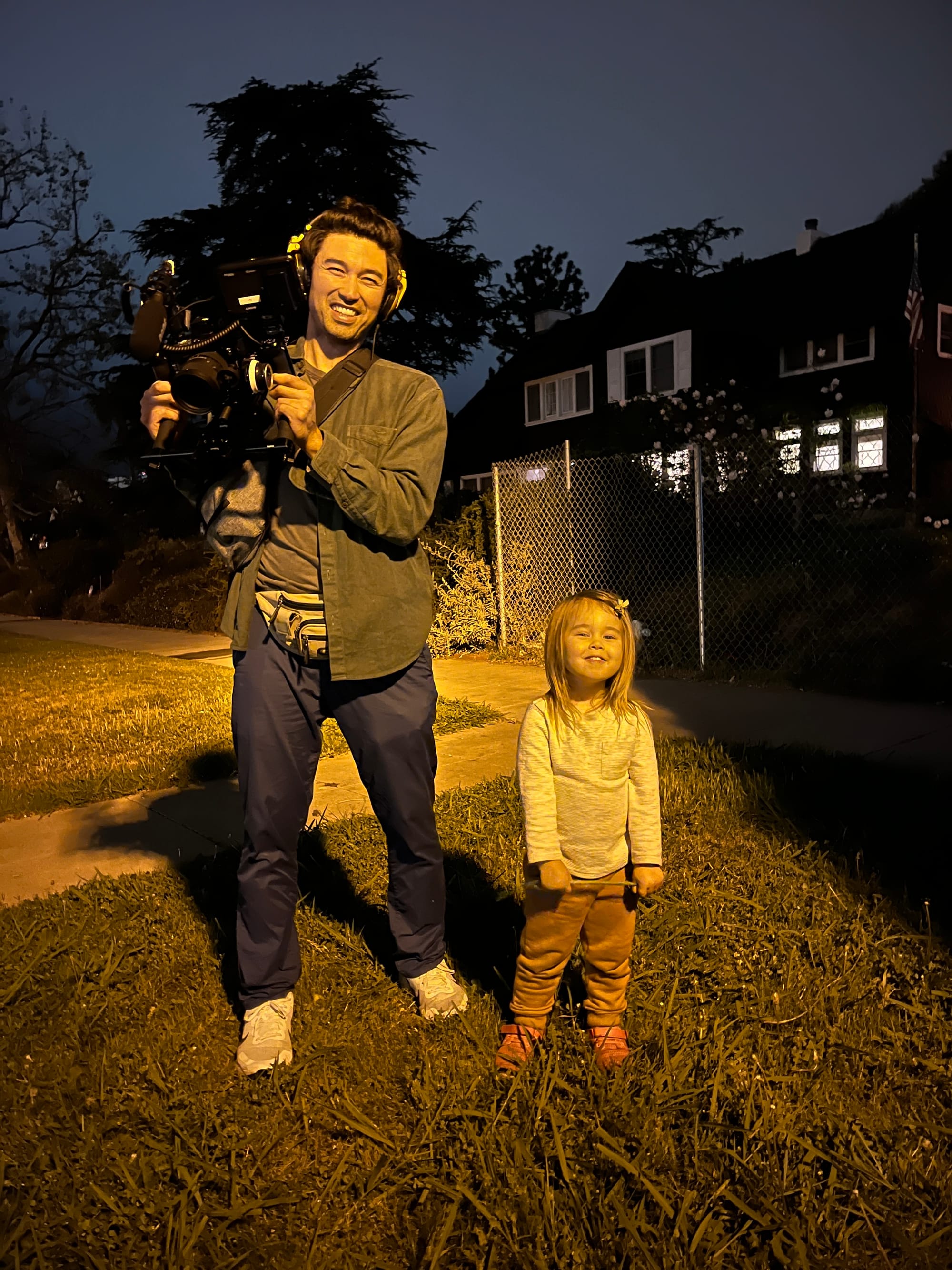 BTS shot from Christmas Angels