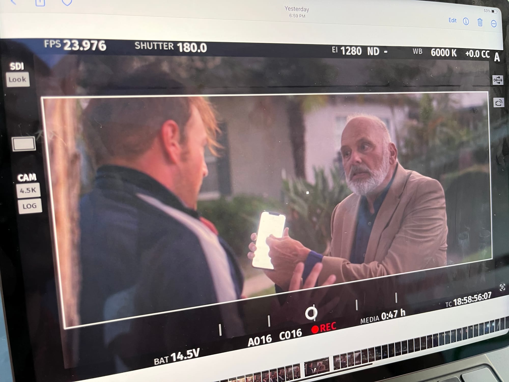 BTS shot from The Oracle