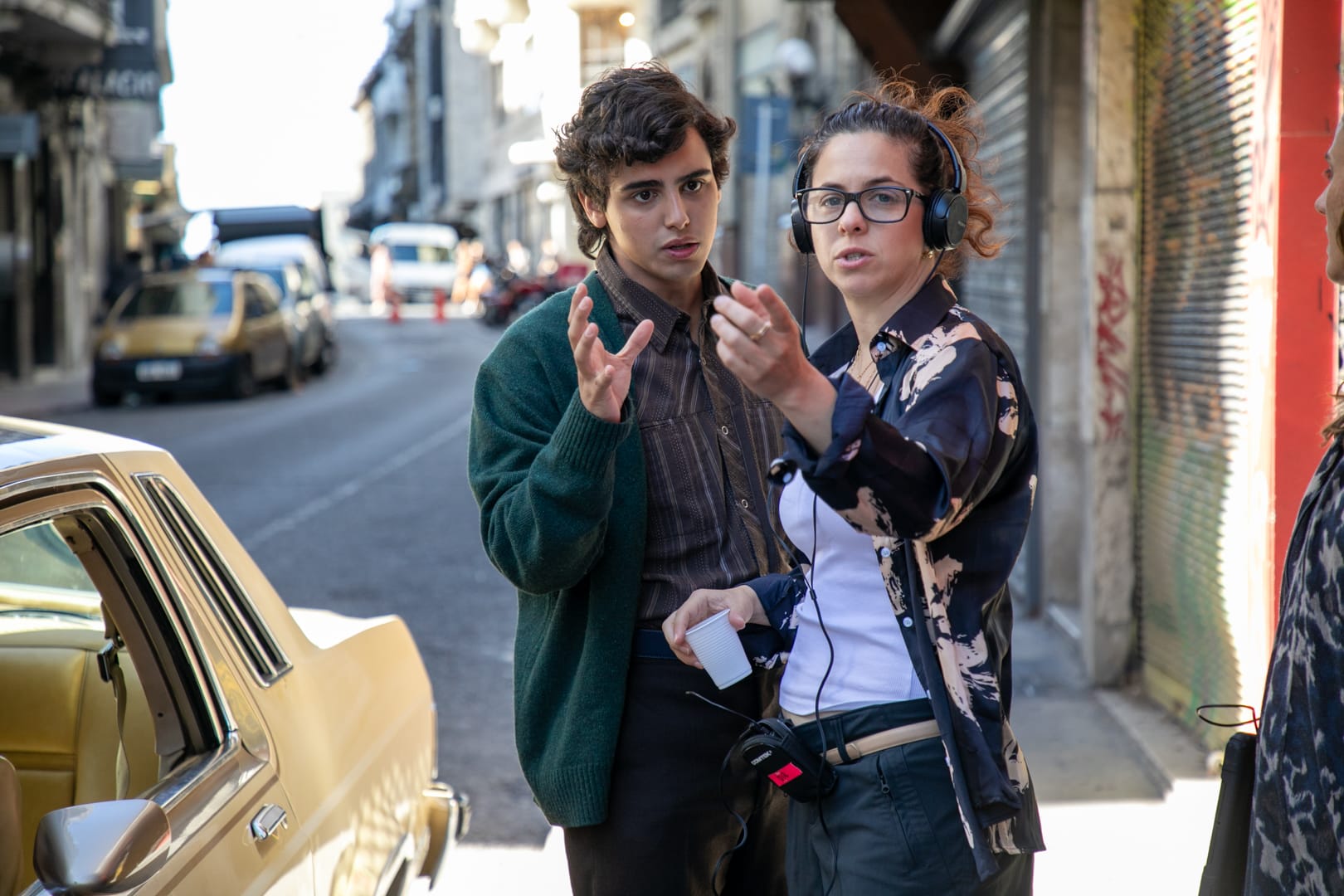 BTS shot from Paper Pilots (Pilotos de Papel)