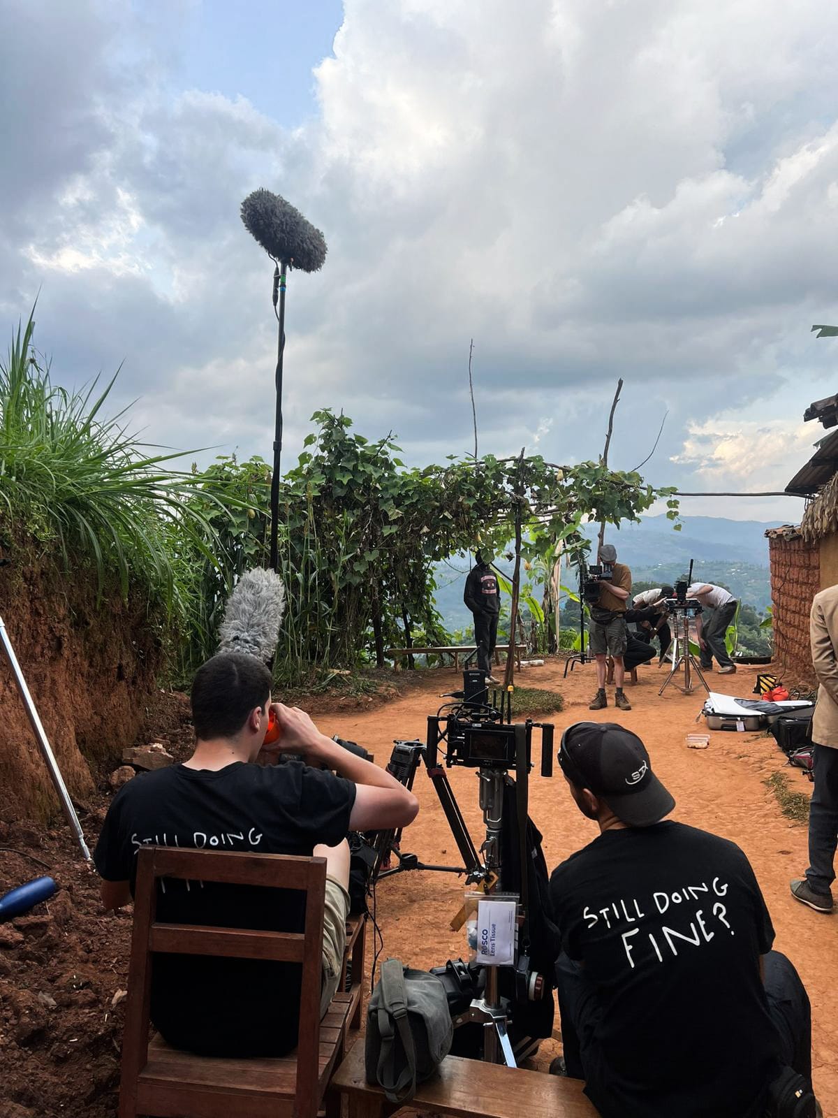 BTS shot from Echoes Beneath The Hill