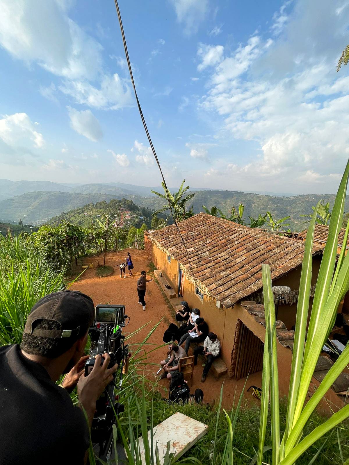 BTS shot from Echoes Beneath The Hill