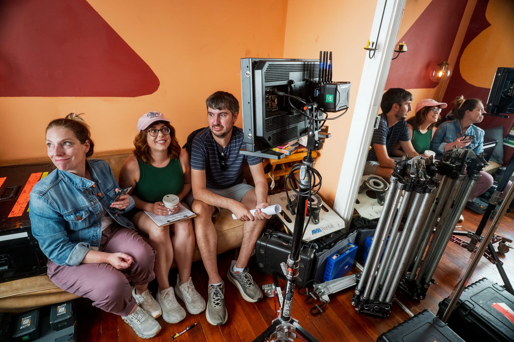 BTS shot from Homebodies