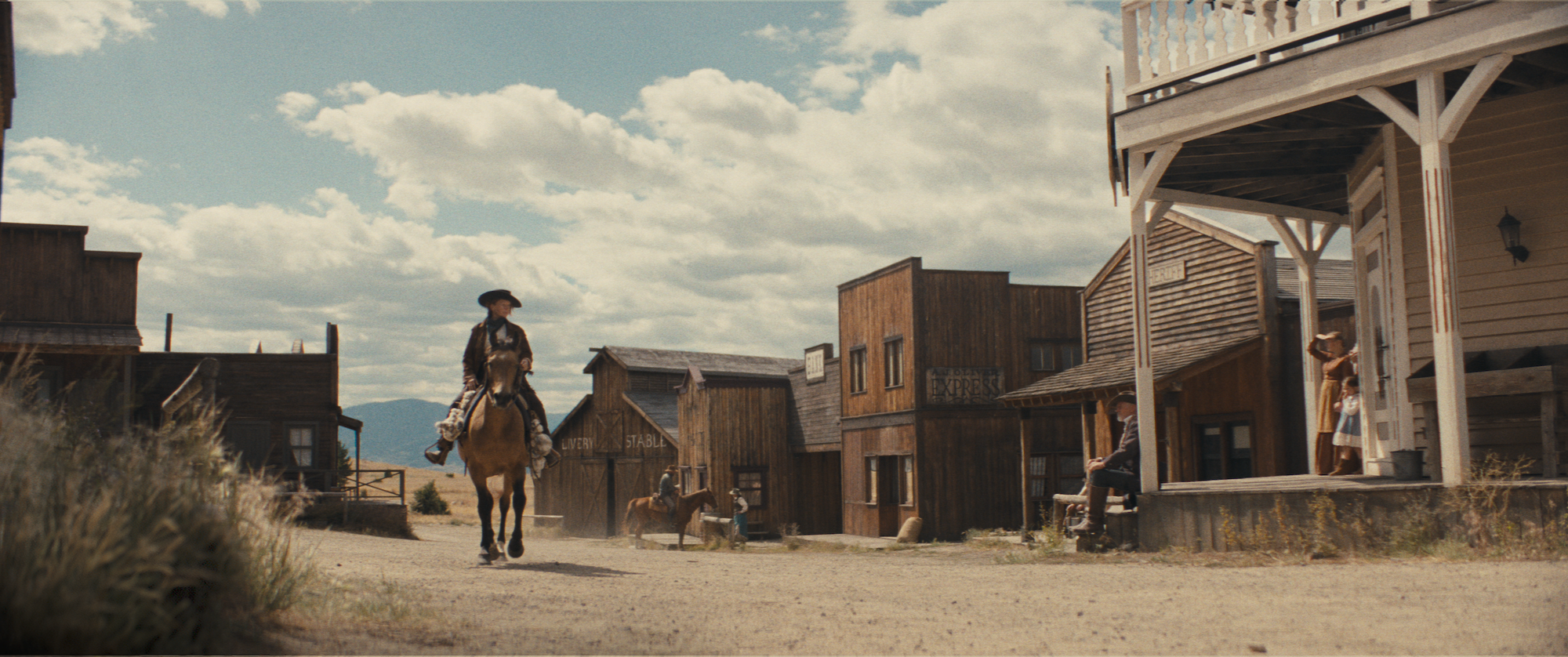 Film still from Last Stand at Butte City