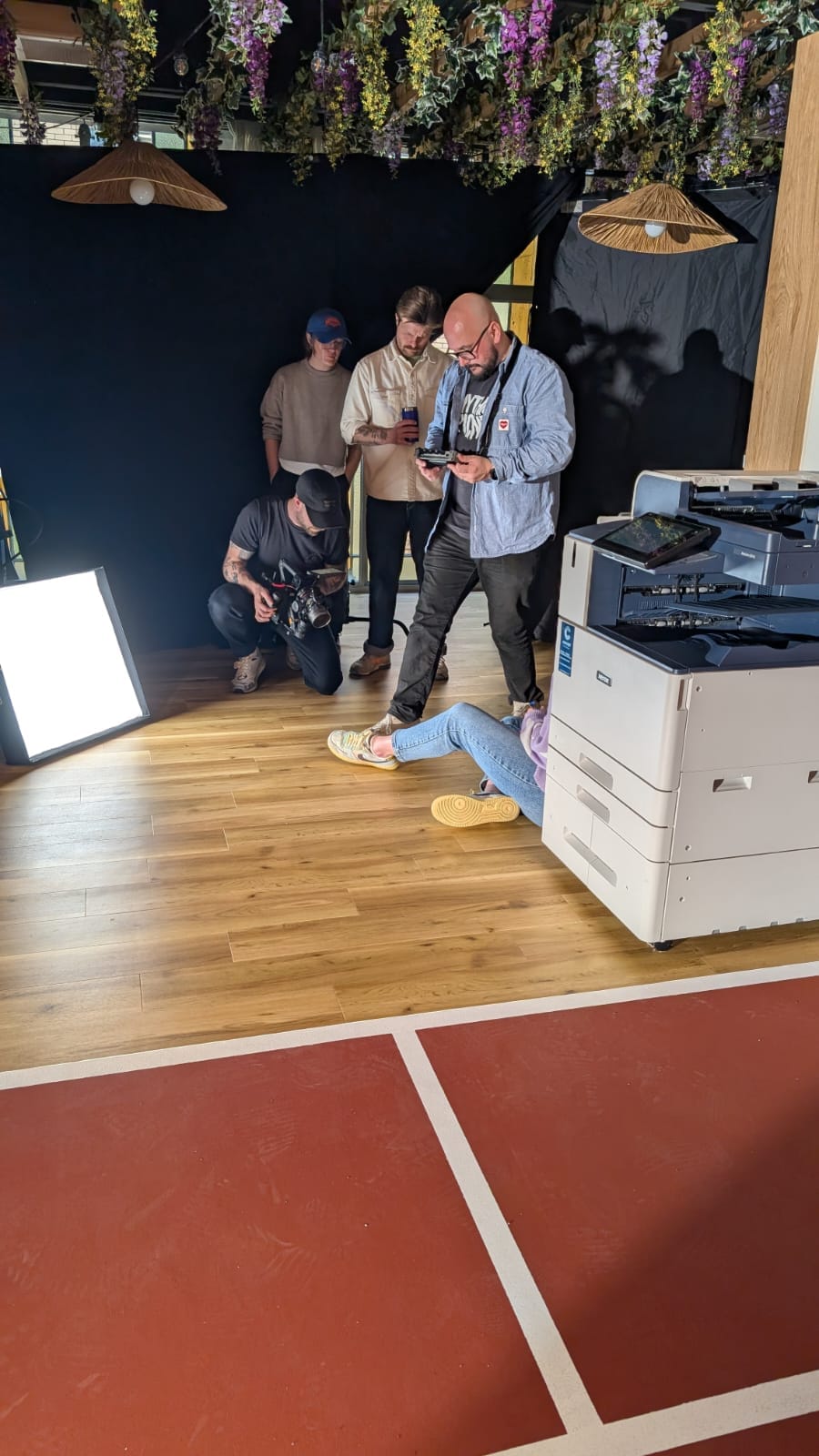 BTS shot from Behind