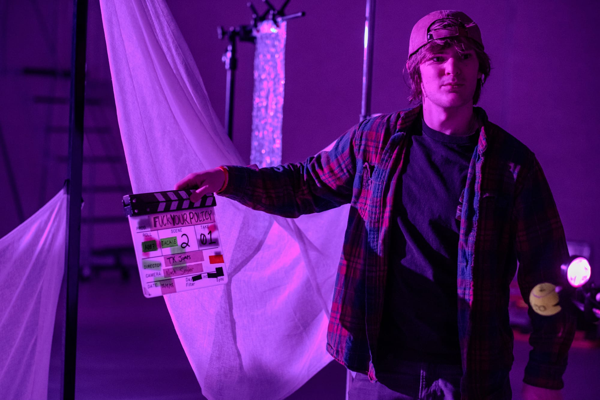 BTS shot from Fuck Your Policy