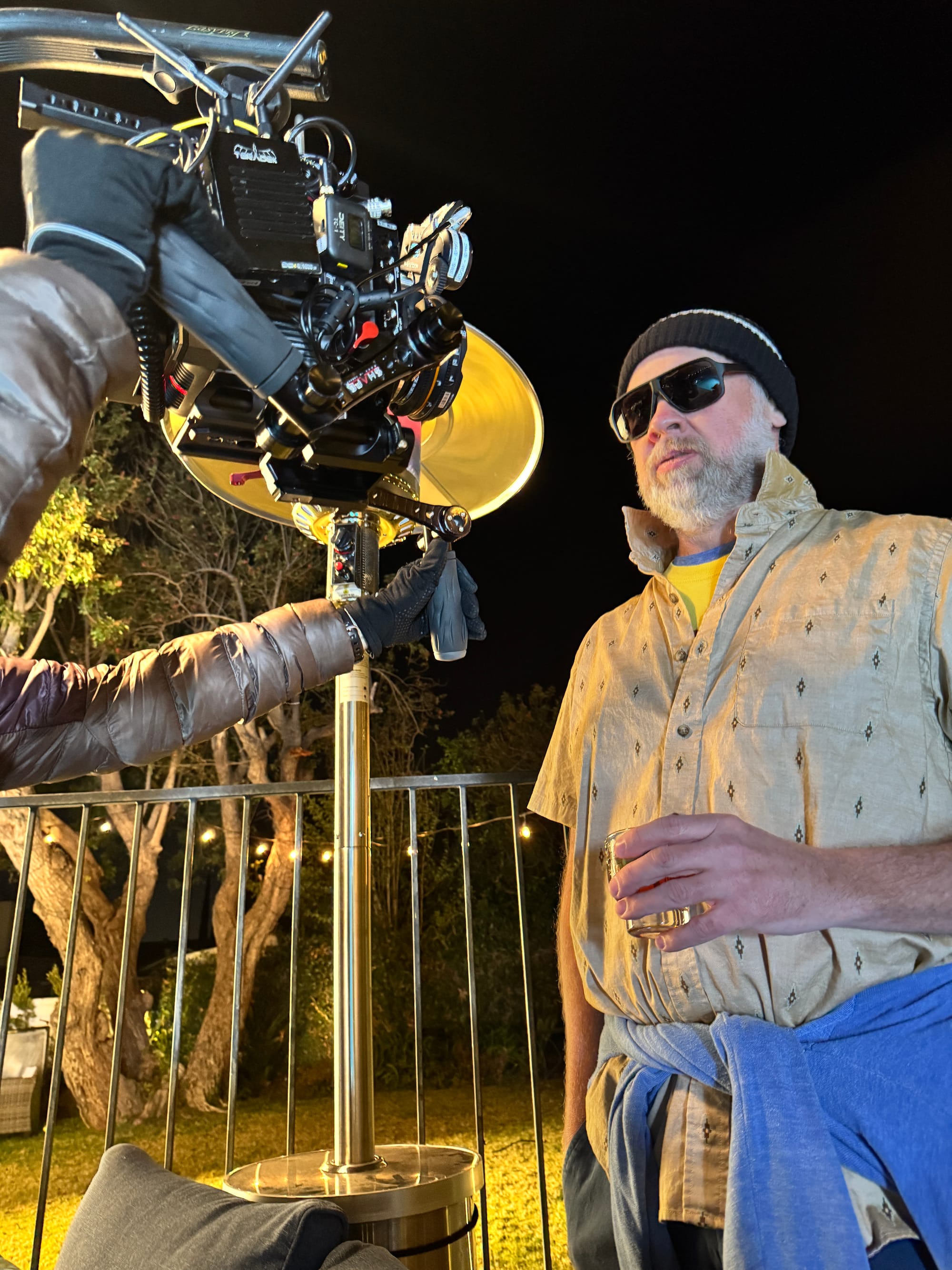 BTS shot from Pool Guy
