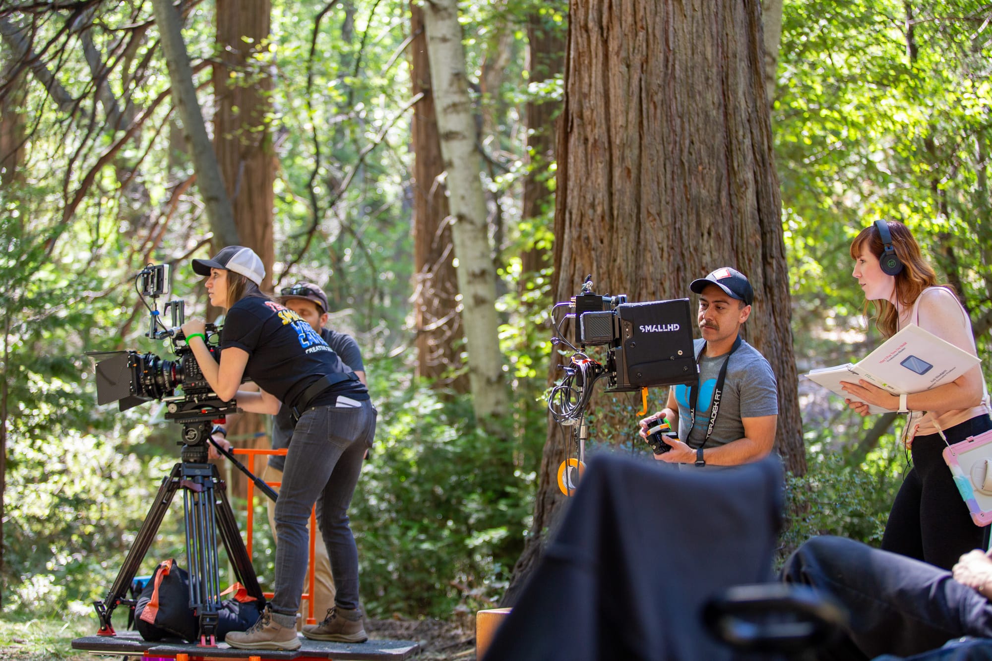 BTS shot from May I Put You On Hold?