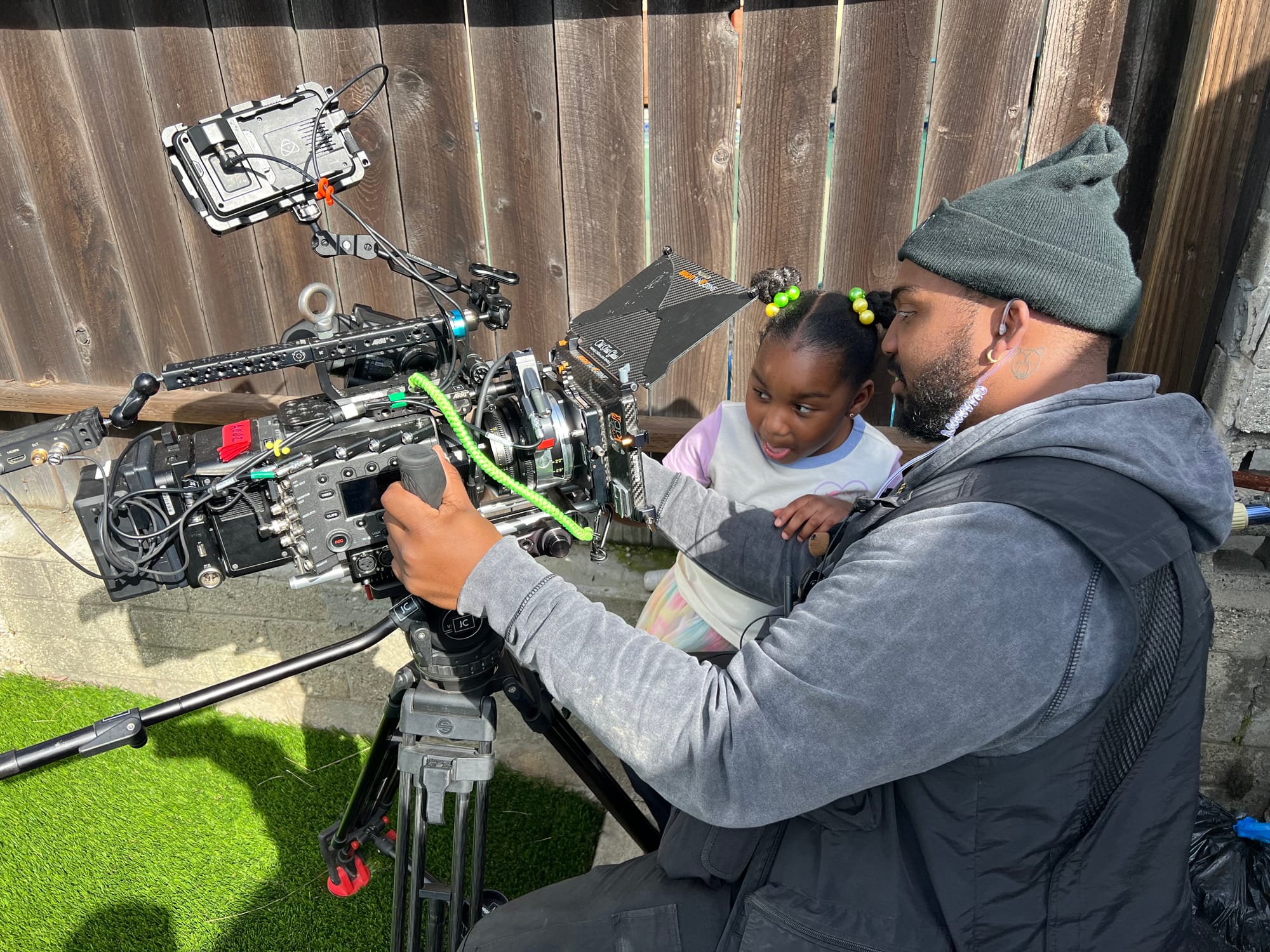 BTS shot from Finding JaMia’s Spirit