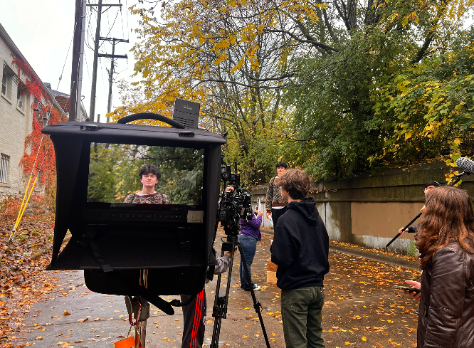 BTS shot from Mind the Gap