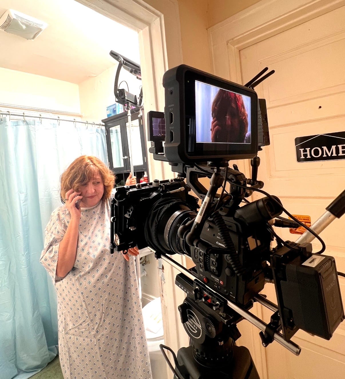 BTS shot from Mind the Gap