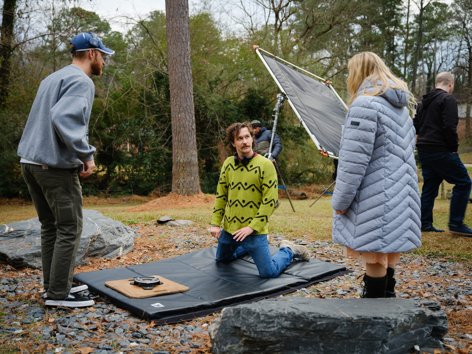 BTS shot from Love in All the Wrong Places