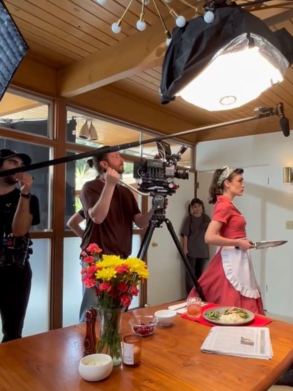 BTS shot from Meat