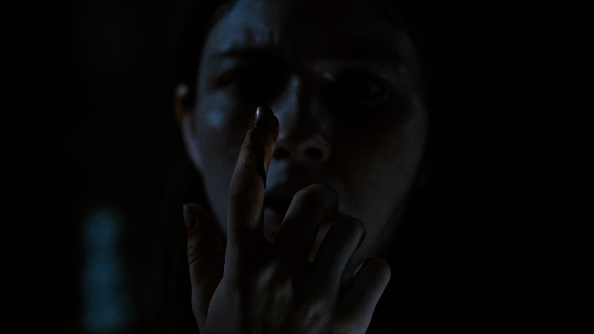 Film still from NAIL-BITER