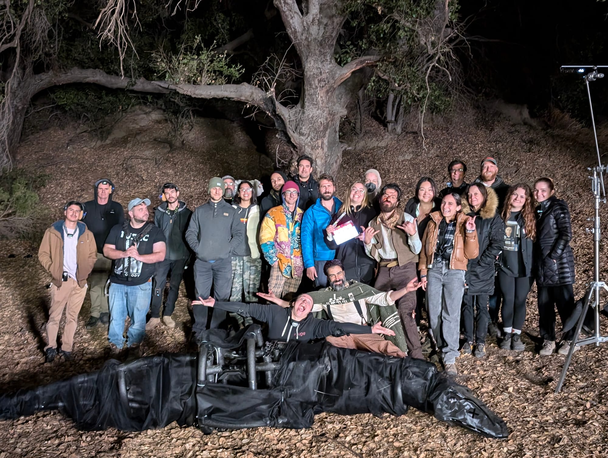 BTS shot from The Bones Exist