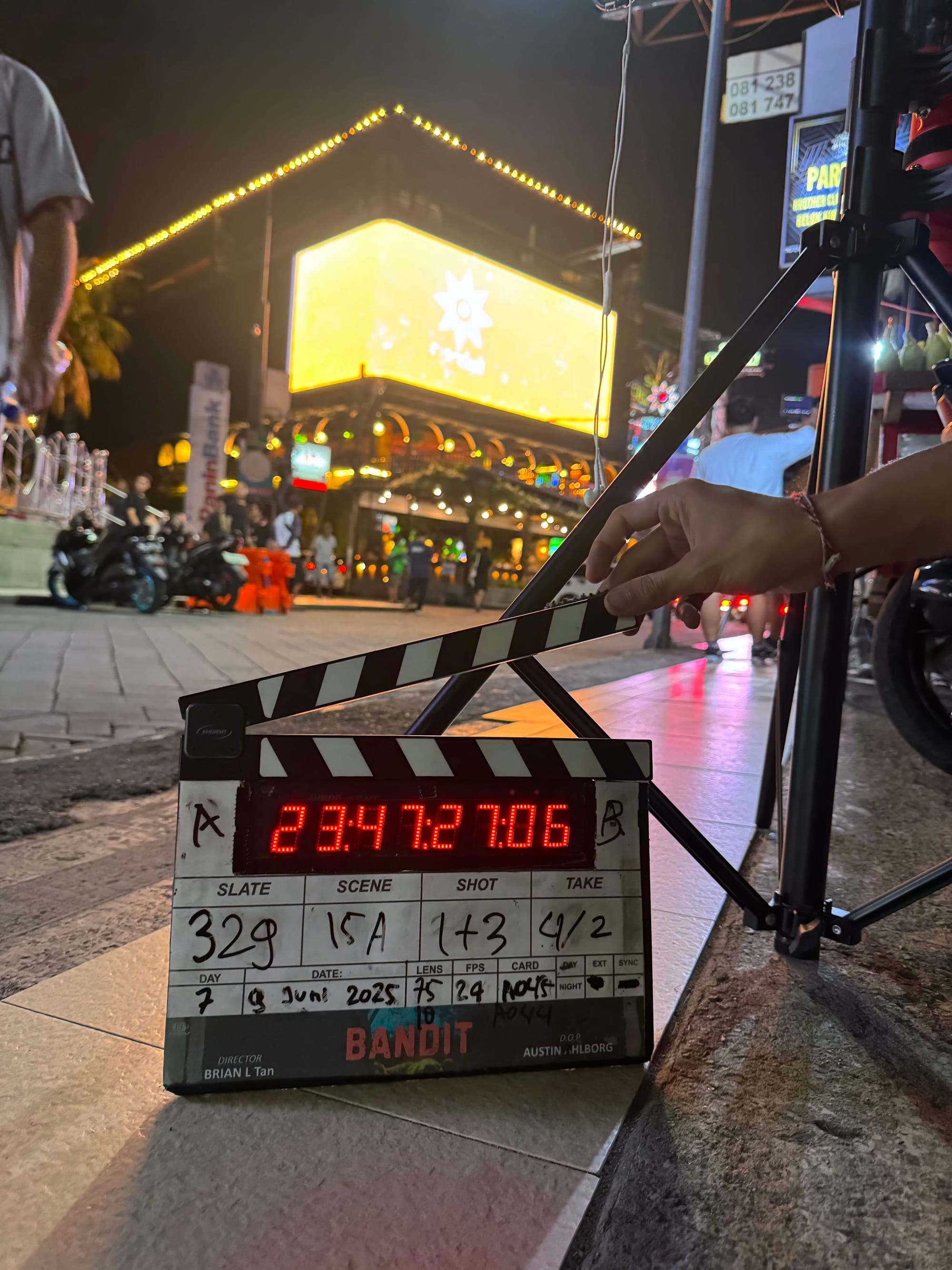 BTS shot from Bandit