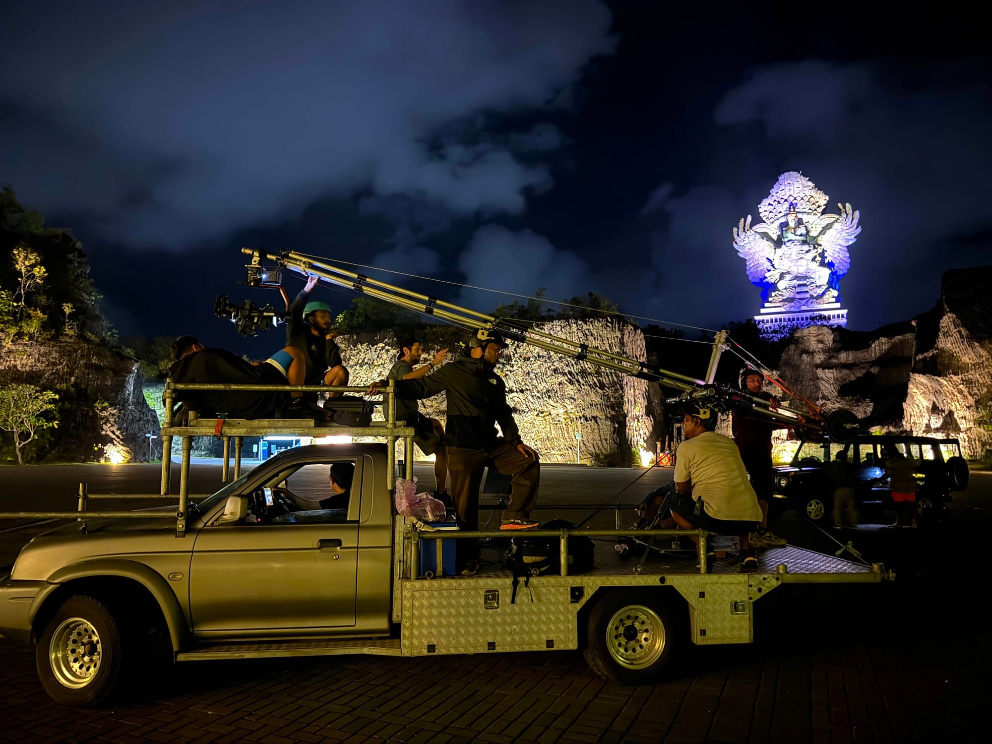BTS shot from Bandit