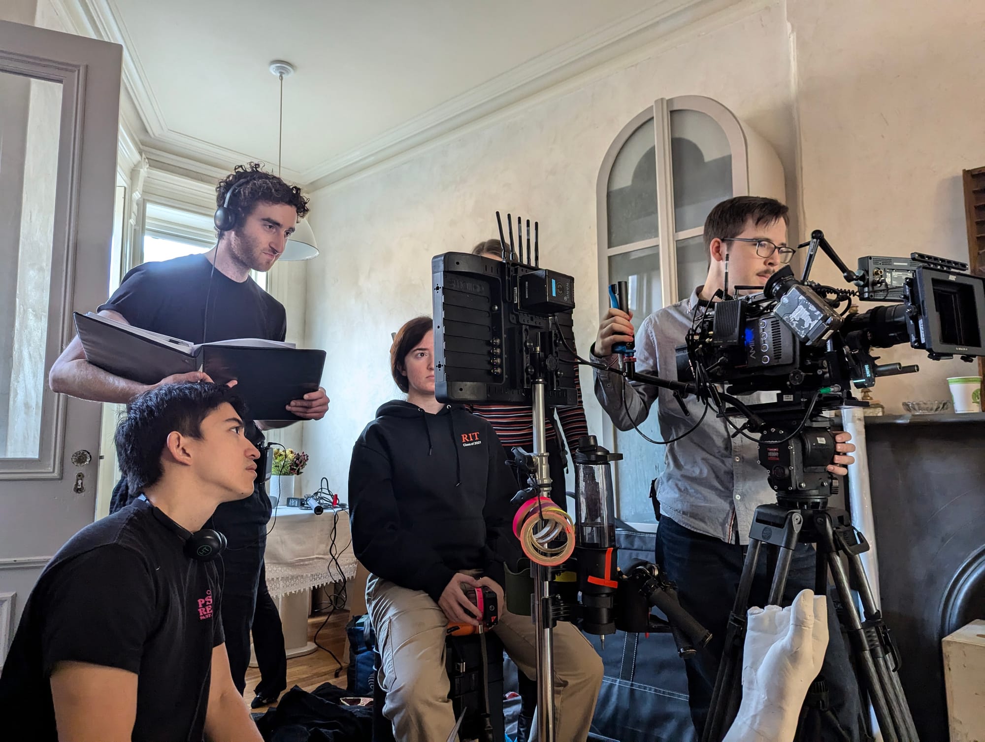 BTS shot from Behind This Locked Door