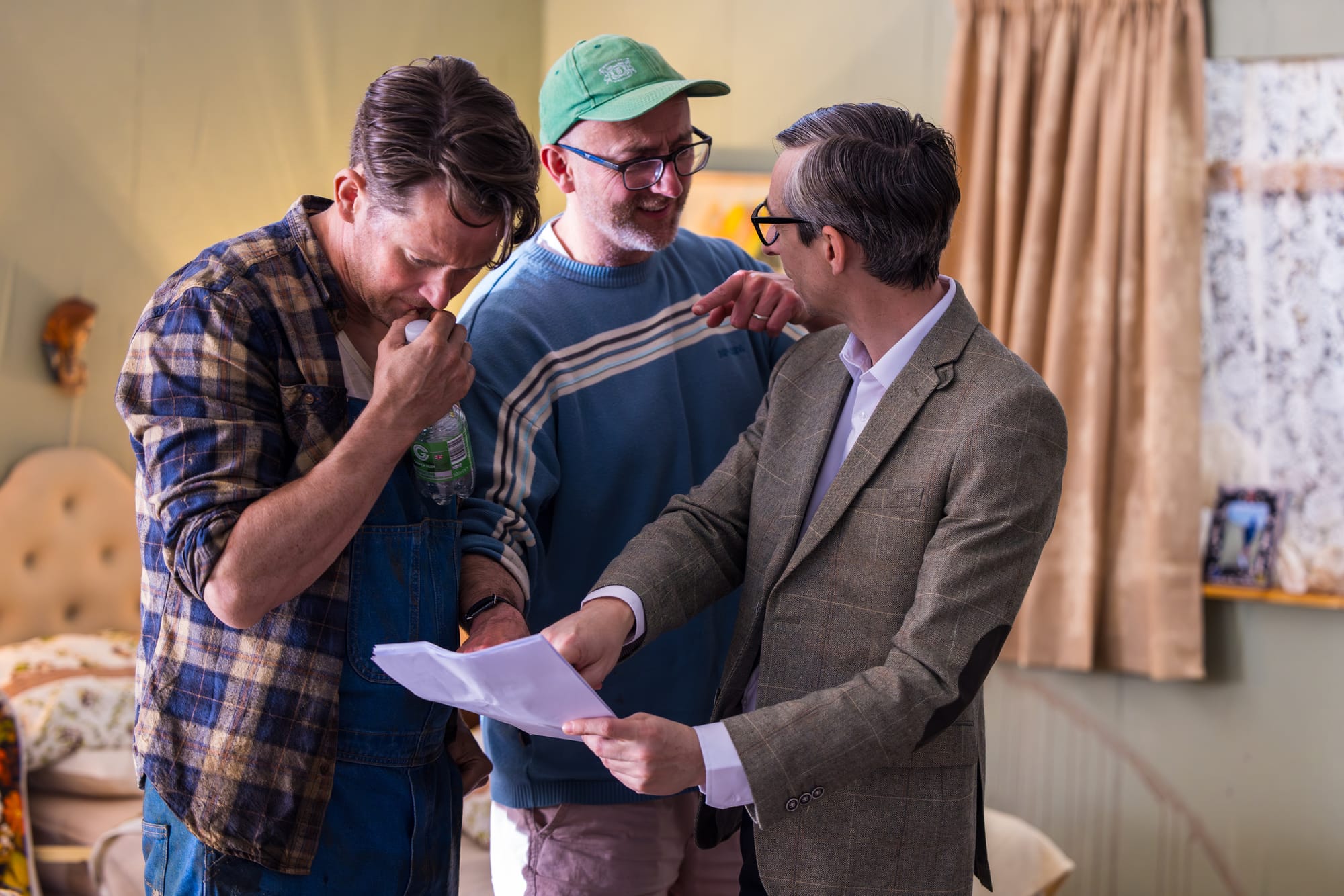BTS shot from A hand to hold