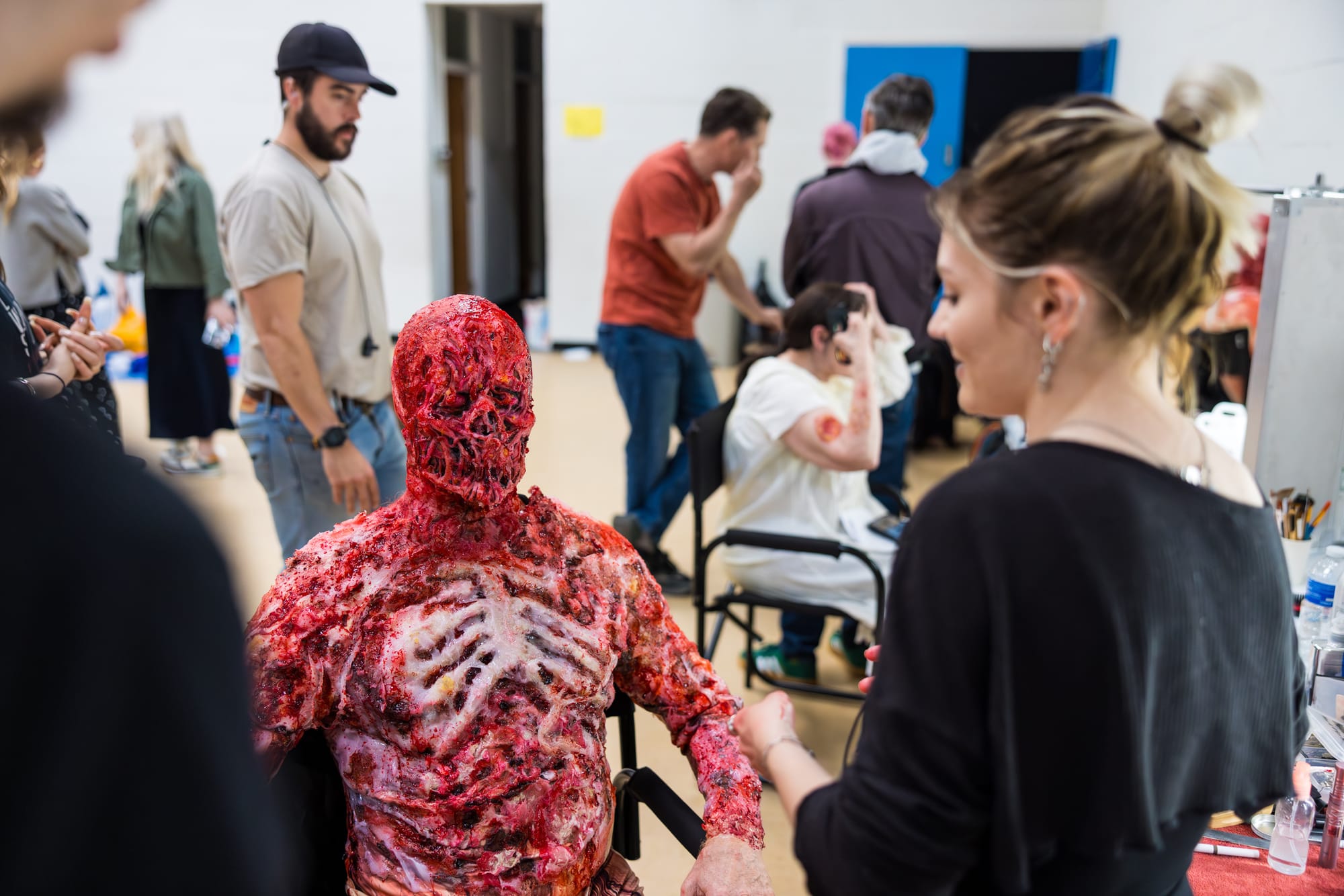 BTS shot from A hand to hold