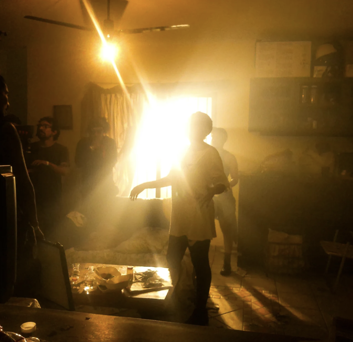 BTS shot from Madre Mía