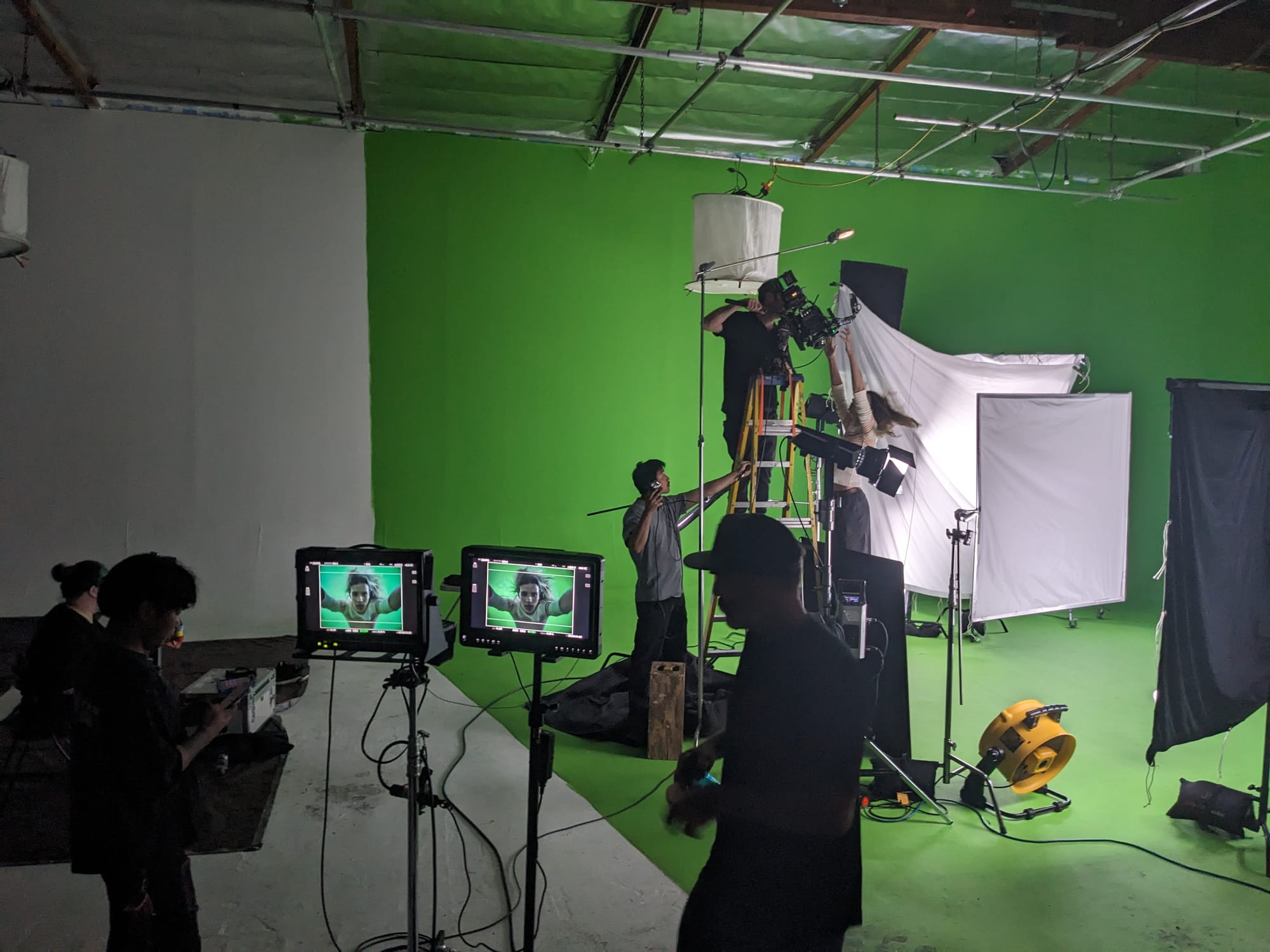BTS shot from Feed the Dark