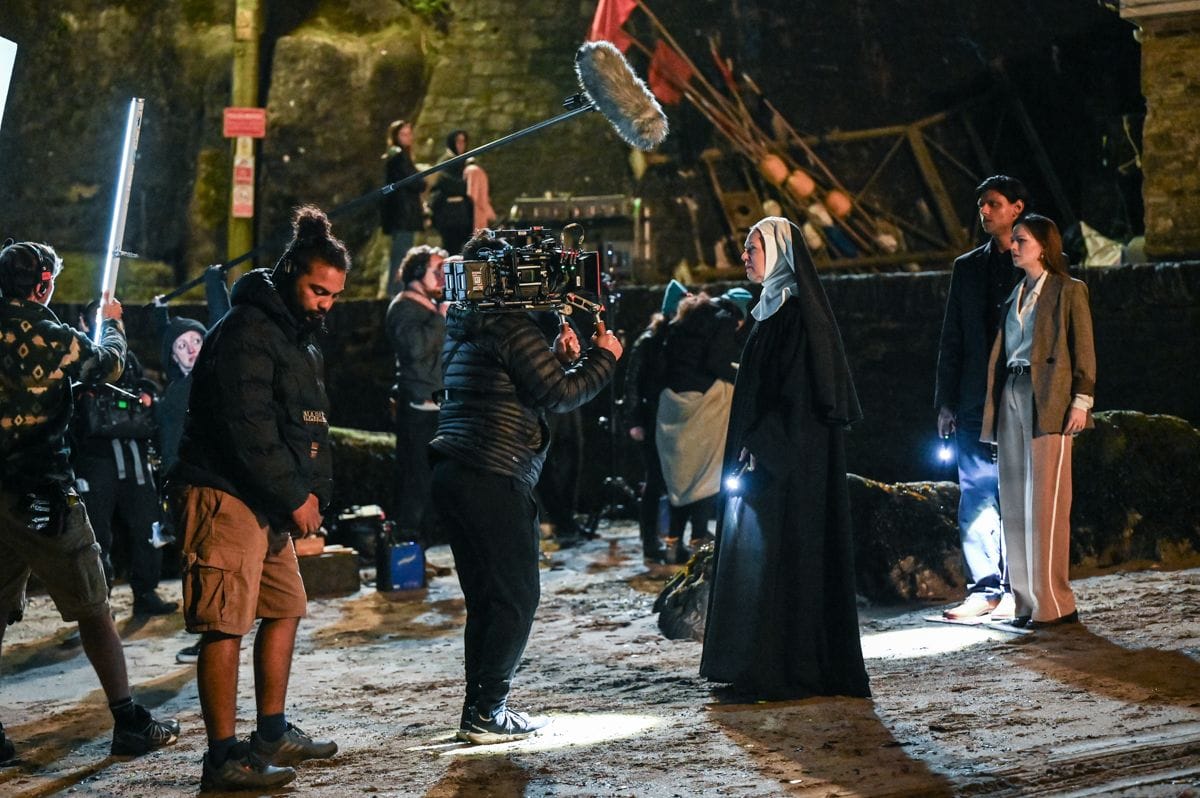 BTS shot from To Catch a Siren