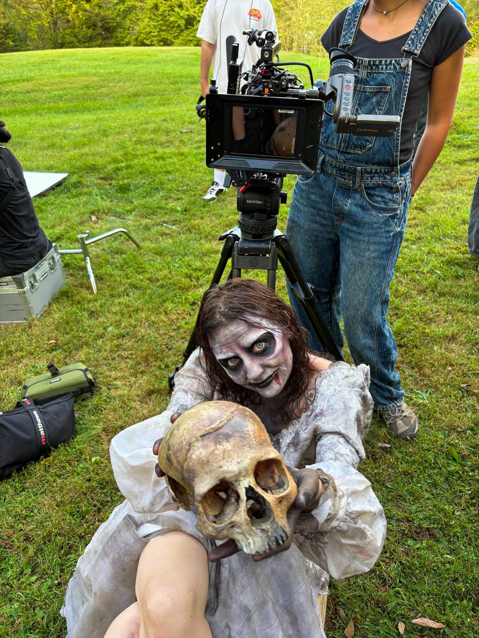 BTS shot from In The Palm of Her Hand